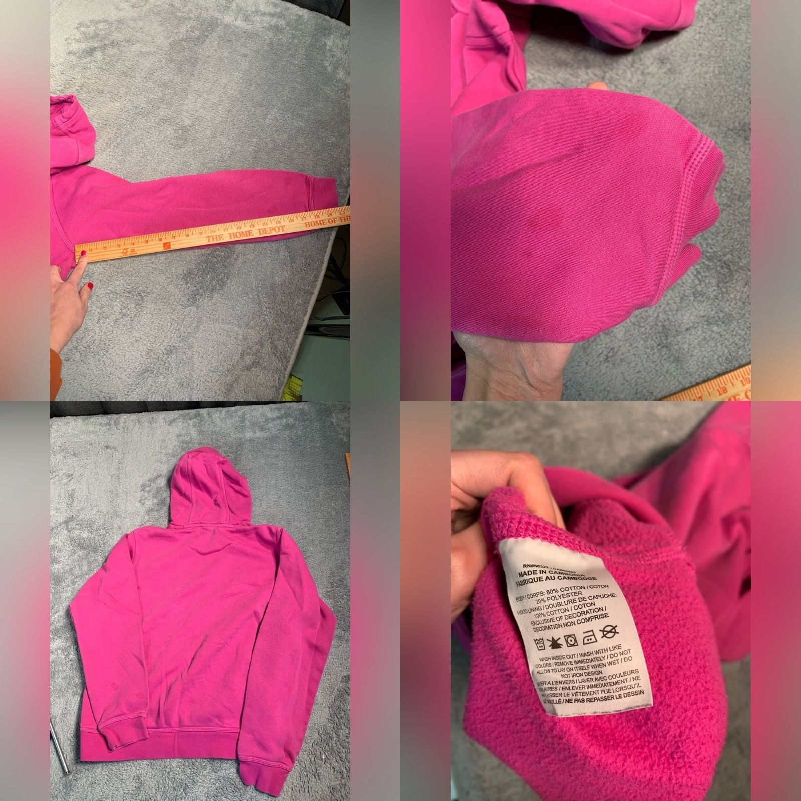 Nike Nike Hoodie Women M Pullover Pink Swoosh Medium Size M / US 6-8 / IT 42-44 - 8 Thumbnail
