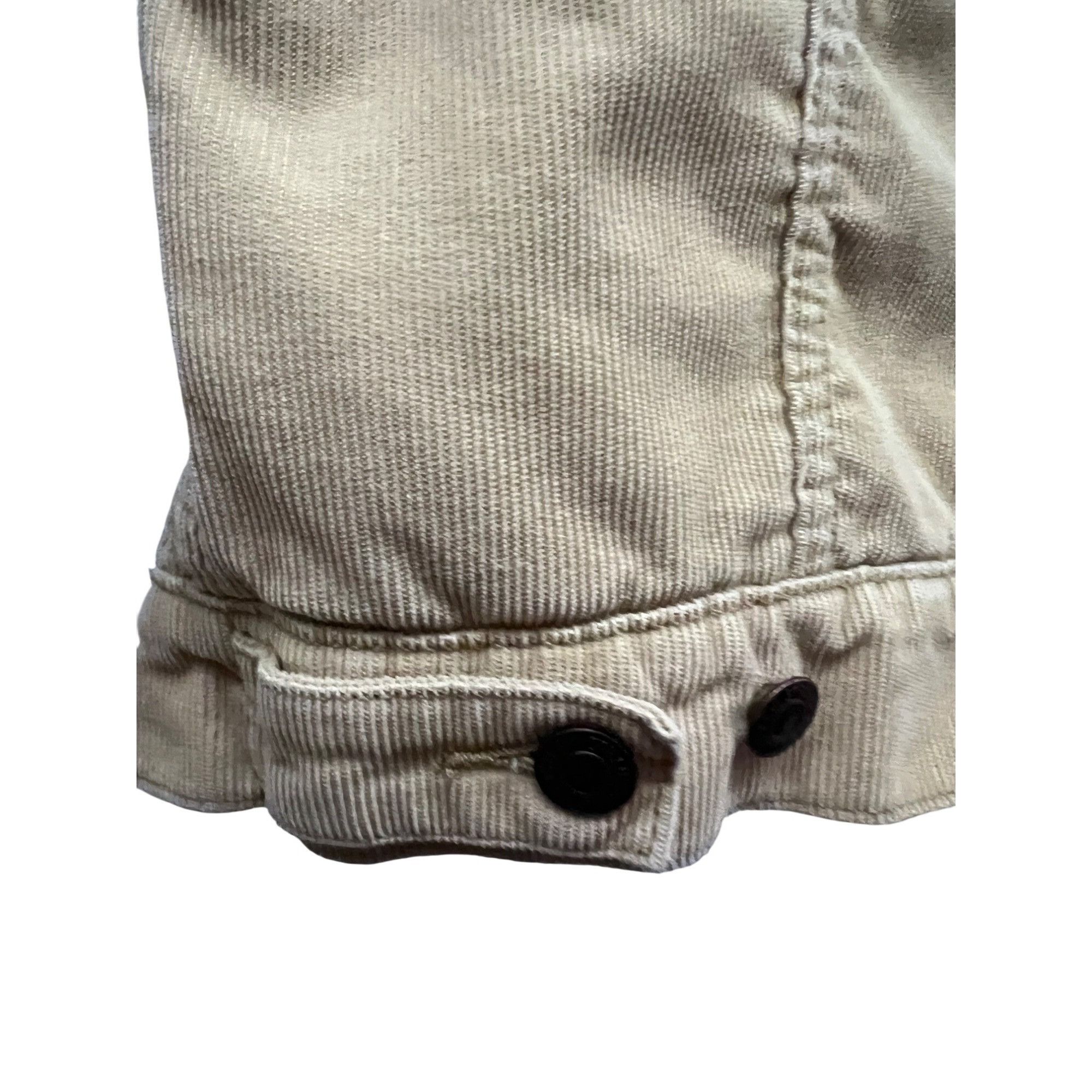 Levi's Levis Mens Tan Corduroy Button Up Trucker Jacket Small Sherp Size US S / EU 44-46 / 1 - 6 Thumbnail