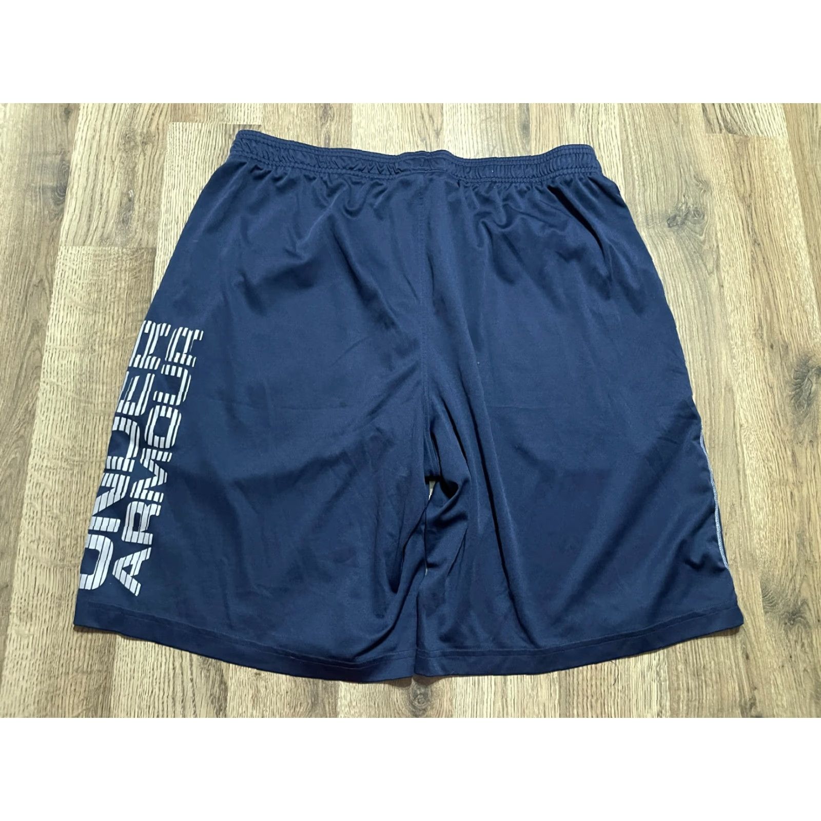 Under Armour Under armour Shorts Men's XL Blue Gray Pull On Basketball Shorts Size US 36 / EU 52 - 2 Thumbnail