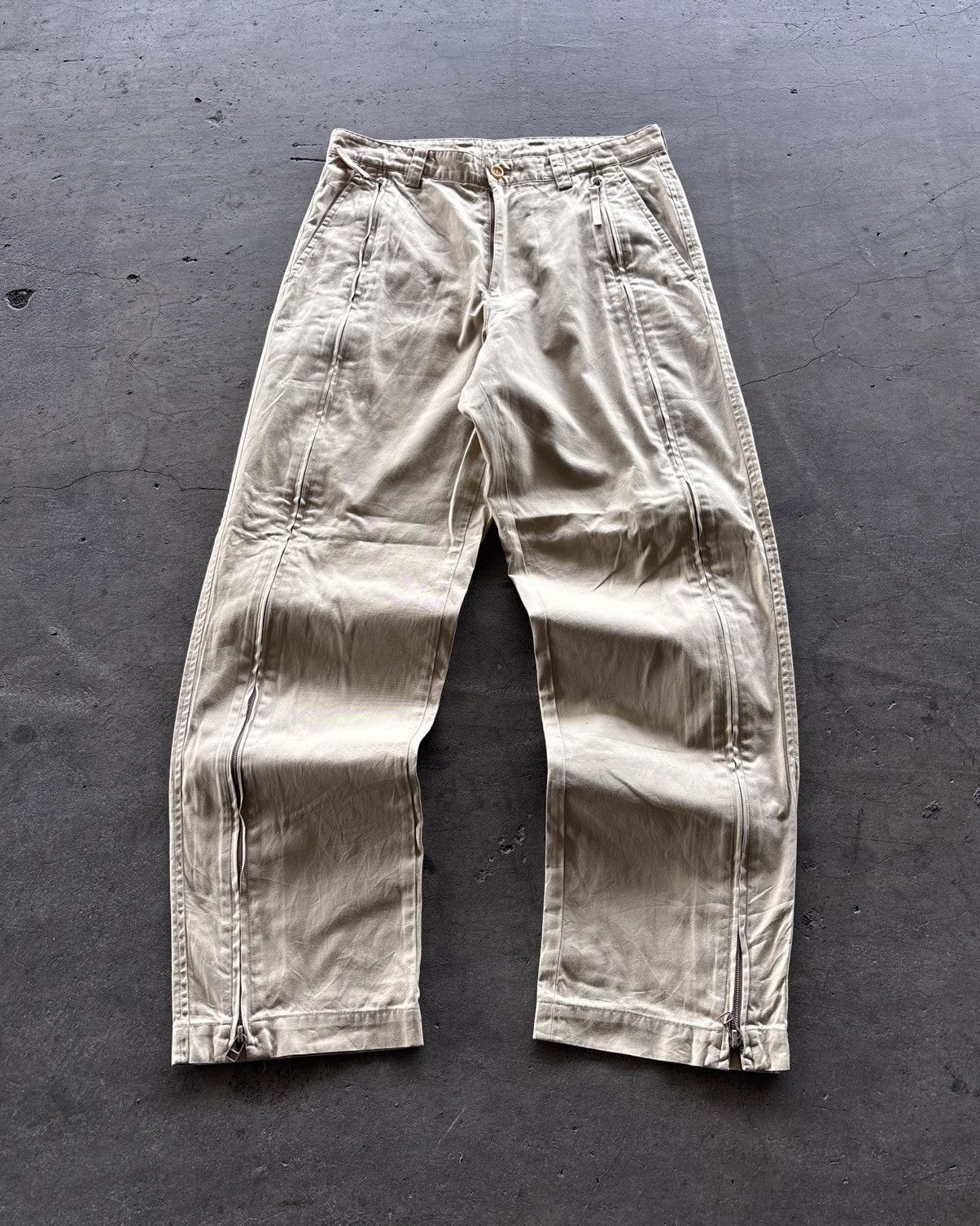 Issey Miyake Issey Miyake White Label Multi-Zip Pants Size US 30 / EU 46 - 3 Thumbnail
