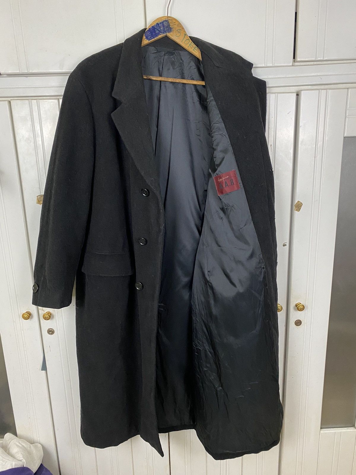 Yohji Yamamoto 🔥YOHJI YAMAMOTO 🔥 Wool Long Jacket Size US L / EU 52-54 / 3 - 3 Thumbnail