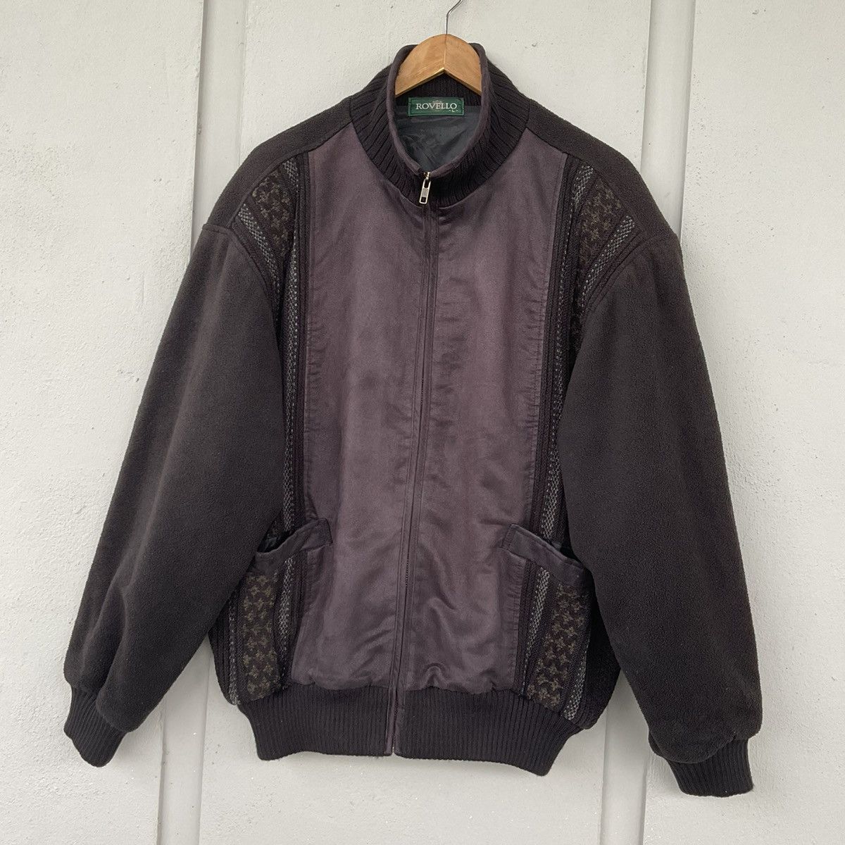 Vintage Vintage Rovello full zipper jacket Size US L / EU 52-54 / 3 - 6 Thumbnail
