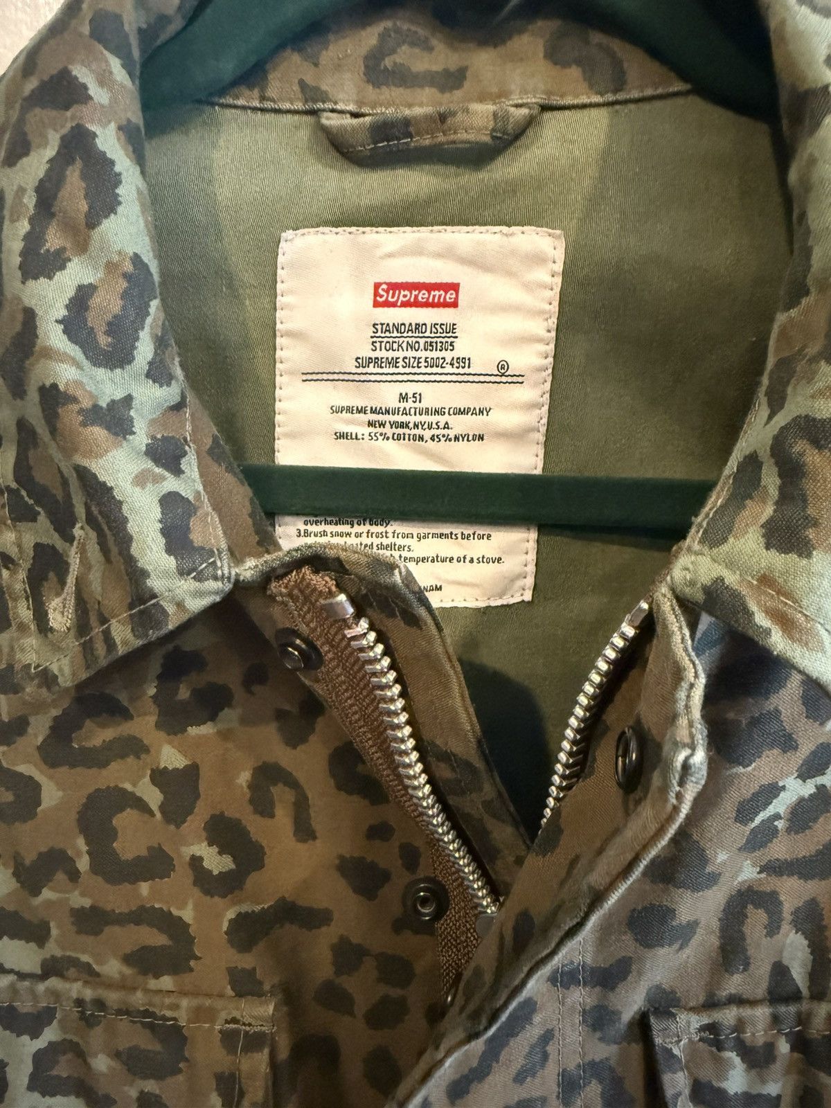 Supreme Supreme Medium S/S 2010 Leopard Military Jacket M-51 RARE Size US M / EU 48-50 / 2 - 5 Thumbnail