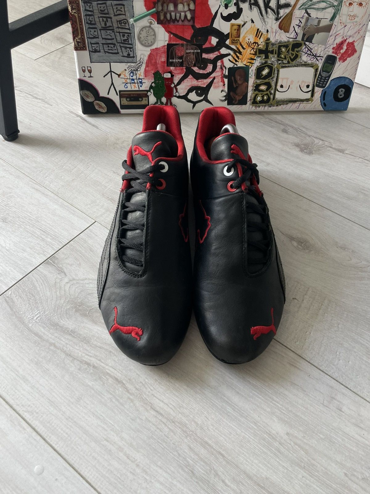 Puma Vintage 00's Puma Ferrari Y2K Leather Sneakers Speedcat Size US 10 / EU 43 - 3 Thumbnail