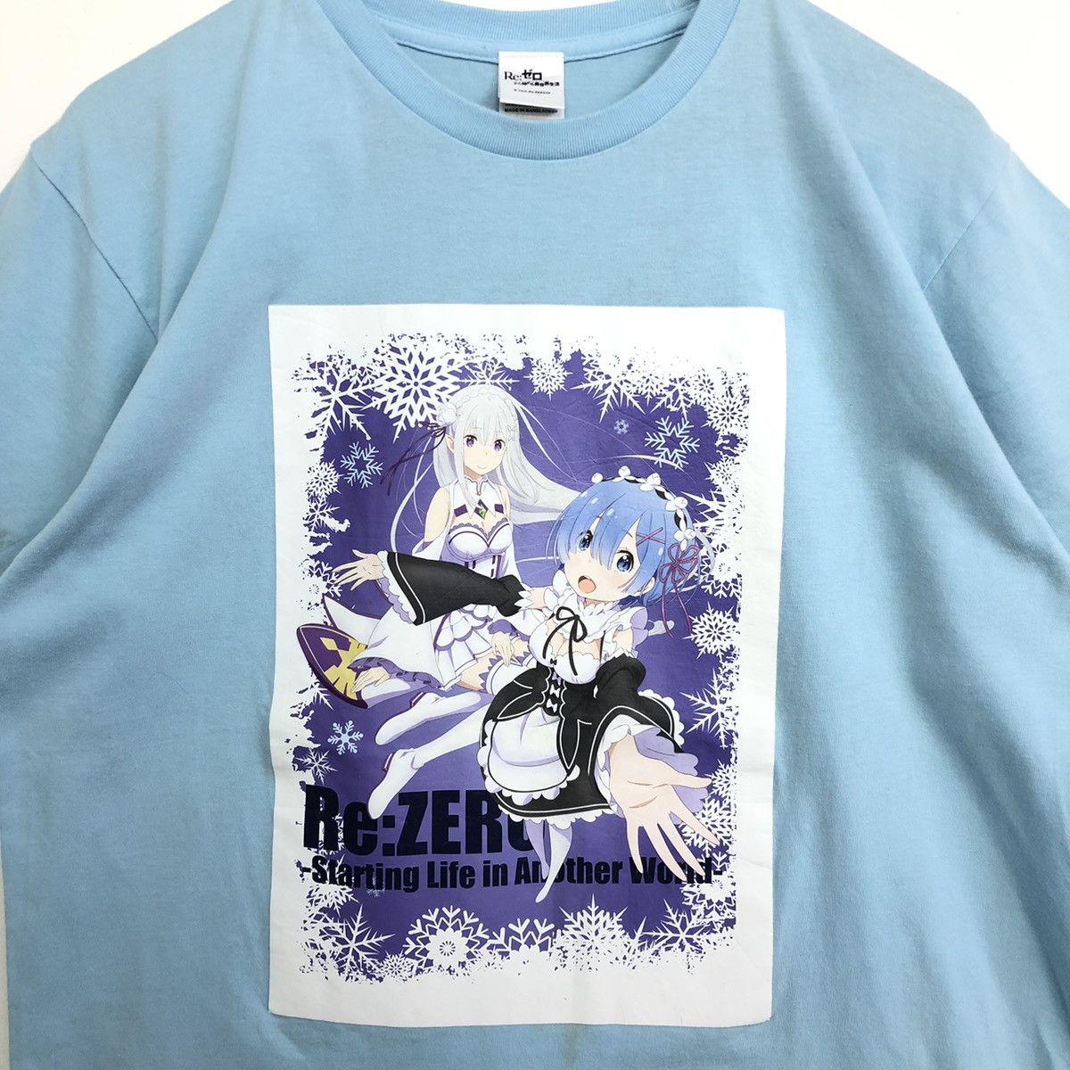 Anime Re:Zero Anime Graphic Weeb Printed Tshirt Size US XL / EU 56 / 4 - 3 Thumbnail
