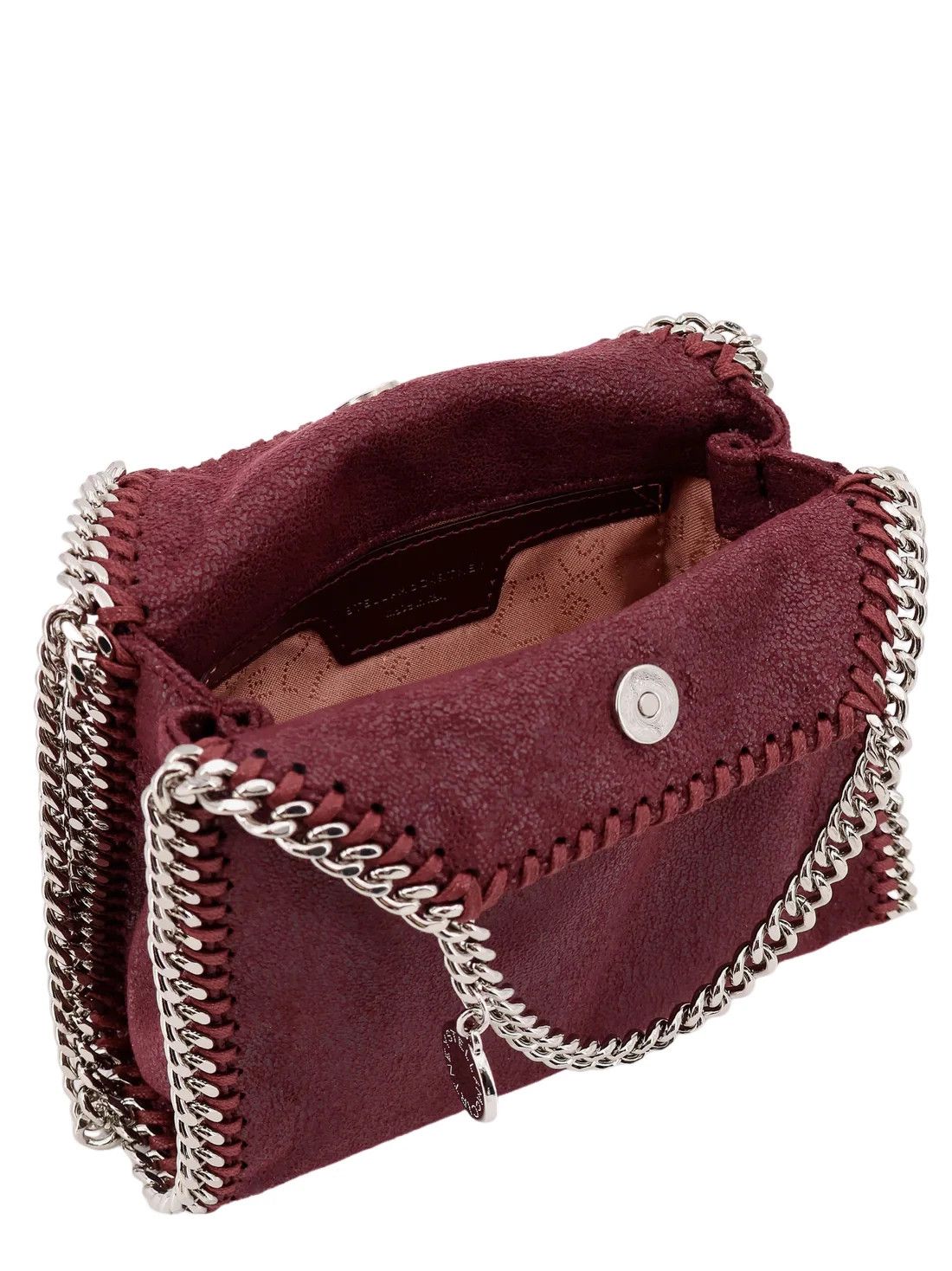 Stella McCartney Stella McCartney Falabella Tiny Red/Silver Tote Bag New Size ONE SIZE - 4 Thumbnail