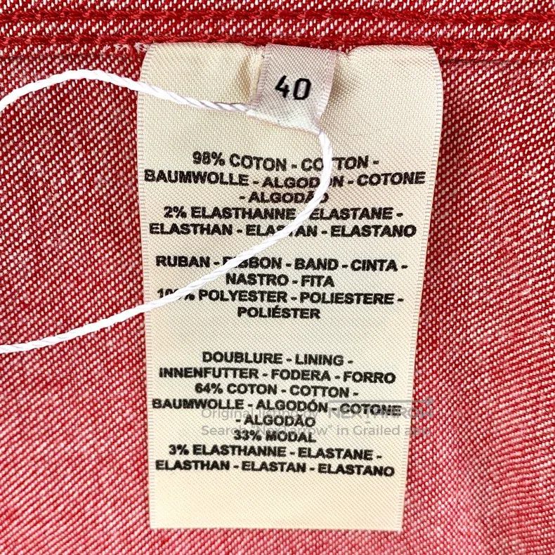 Hermes Hermes Red Cotton Sleeveless Single Button Round Collar De Size XS / US 0-2 / IT 36-38 - 7 Thumbnail