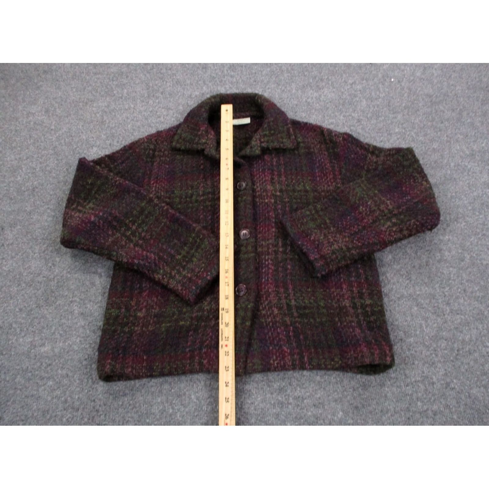 Vintage VINTAGE Weave Of The Irish Jacket Womens S Wool Blend Plaid Coat Size S / US 4 / IT 40 - 3 Thumbnail