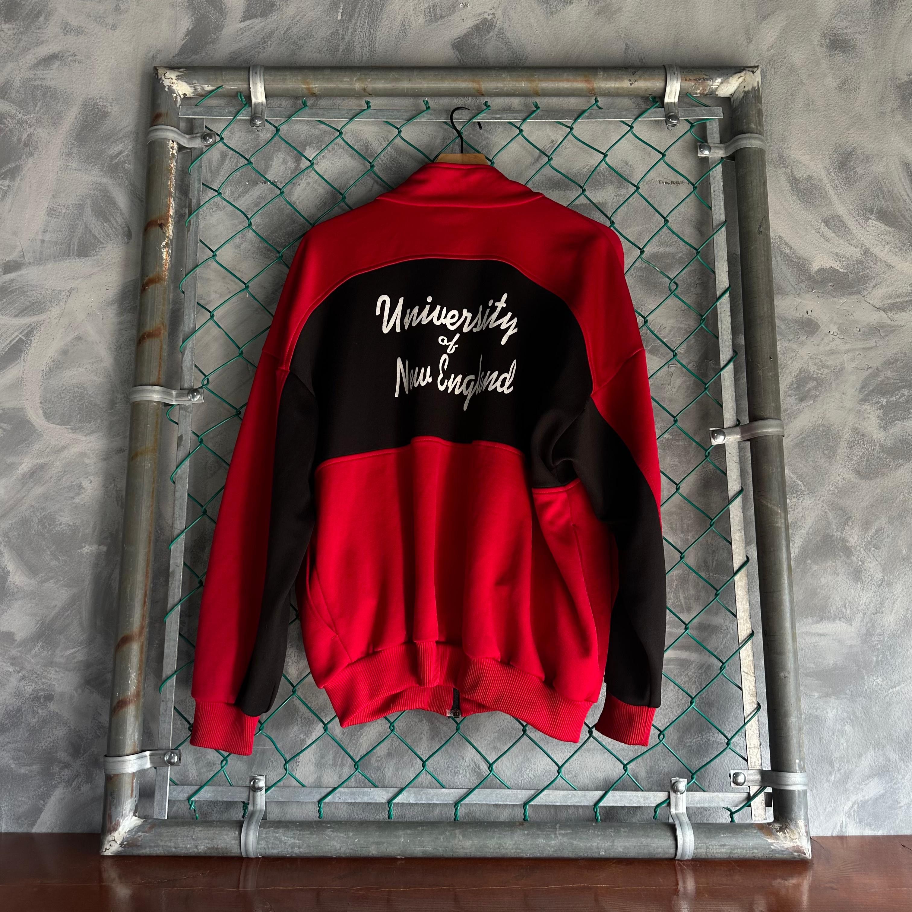 Adidas Vintage Adidas Track Jacket Red University Of New England Size US L / EU 52-54 / 3 - 5 Thumbnail