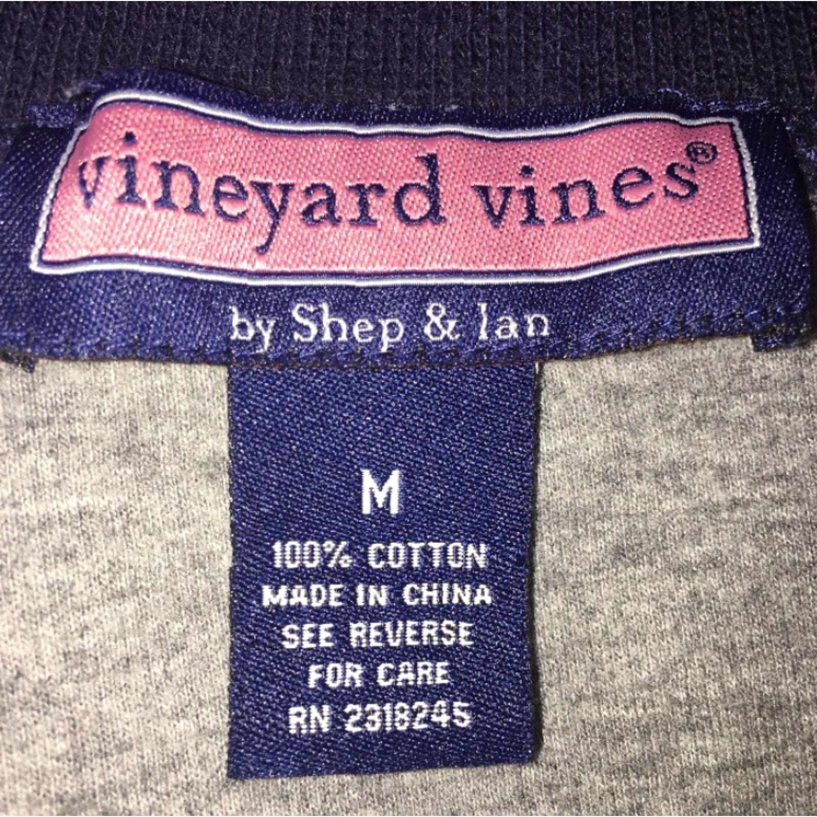 Vineyard Vines Vineyard Vines Full Zip Sweater by Shep And Ian Mens Navy Blue M Size US M / EU 48-50 / 2 - 6 Thumbnail