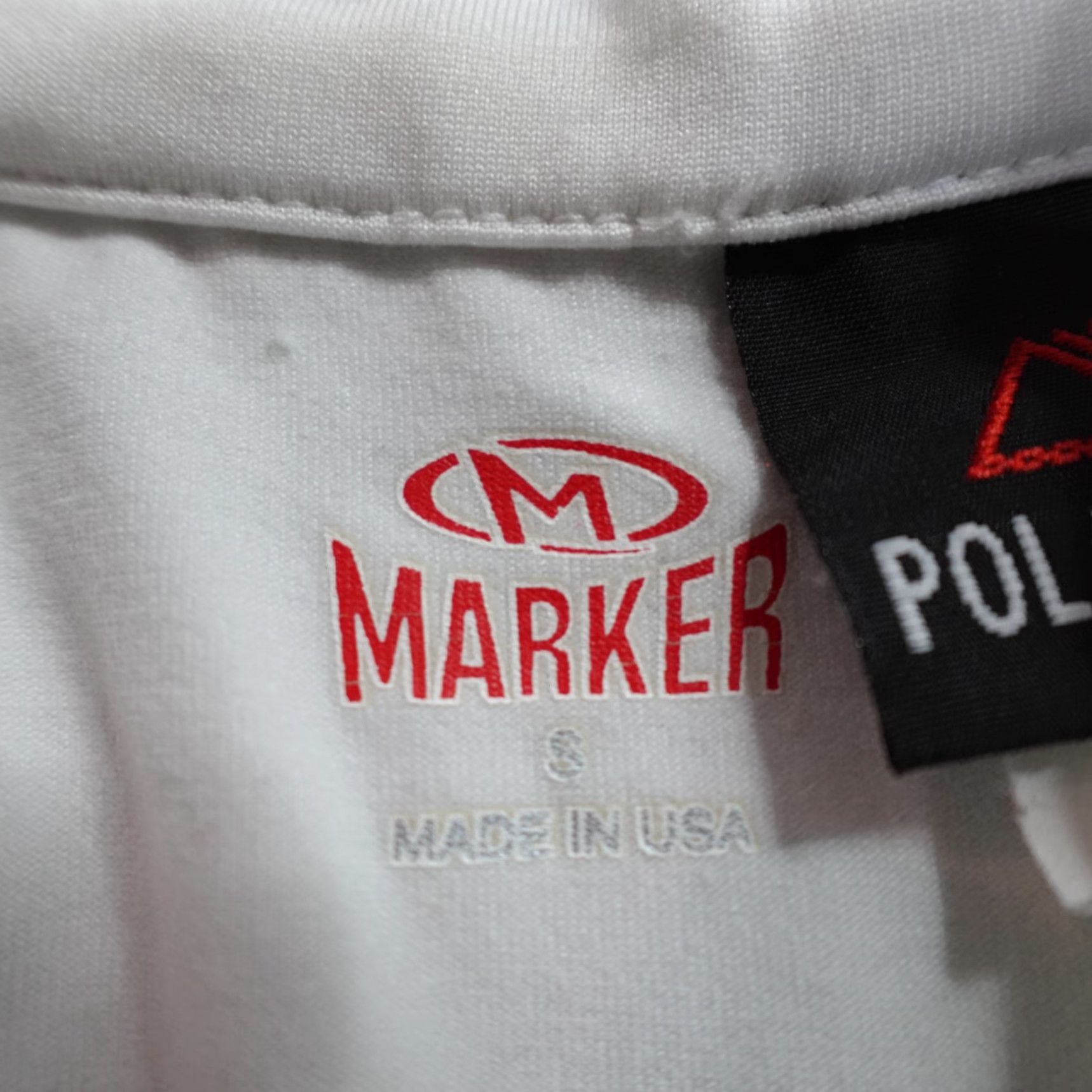 Barker MARKER Womens Sweater Small White 1/4 Zip Pullover Solid Polartec Made in USA Shirt Adult Small White 1/4 Zip Athletic Running Womens Size S / US 4 / IT 40 - 2 Thumbnail