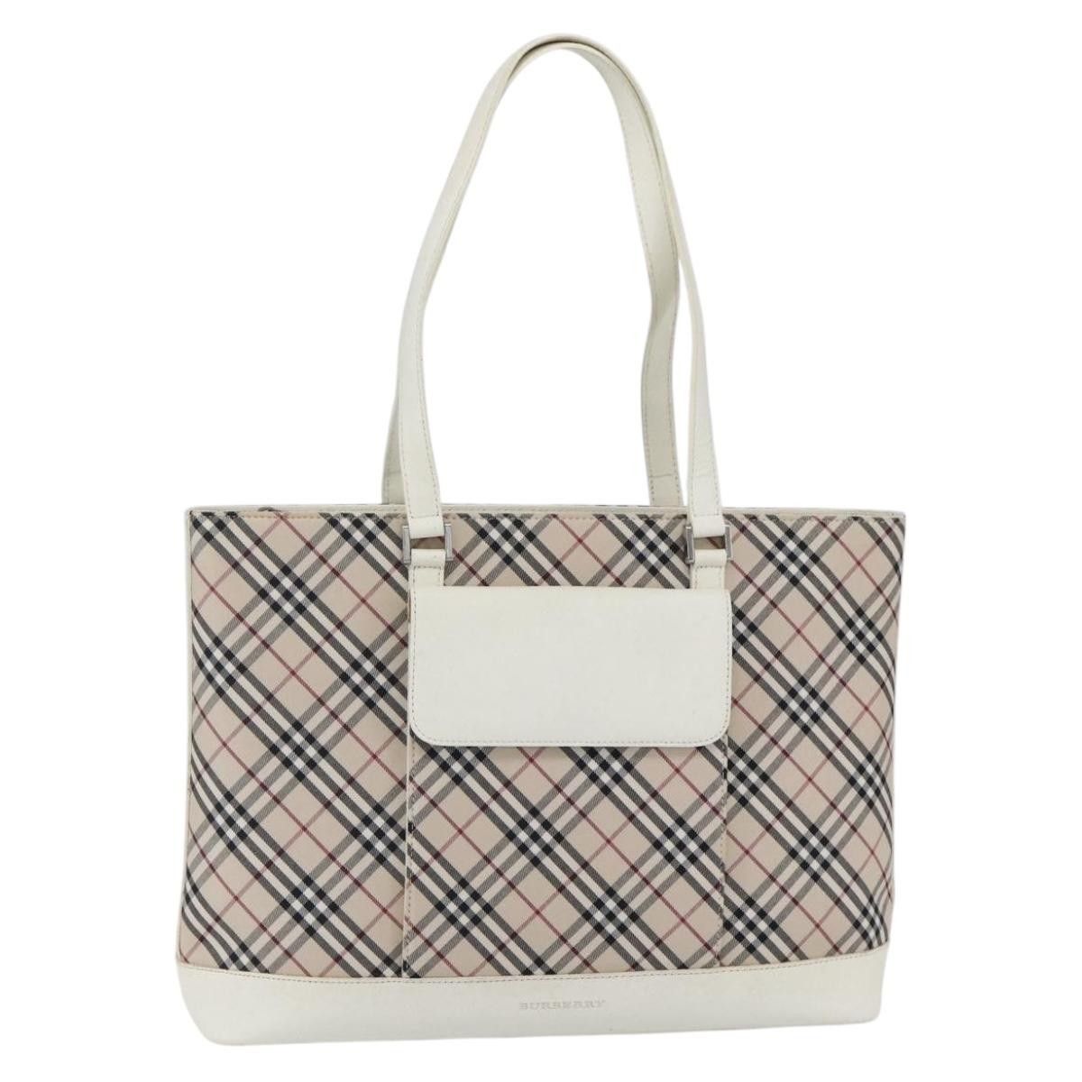 Burberry Burberry Nova Check Tote Canvas and Leather Size ONE SIZE - 1 Thumbnail