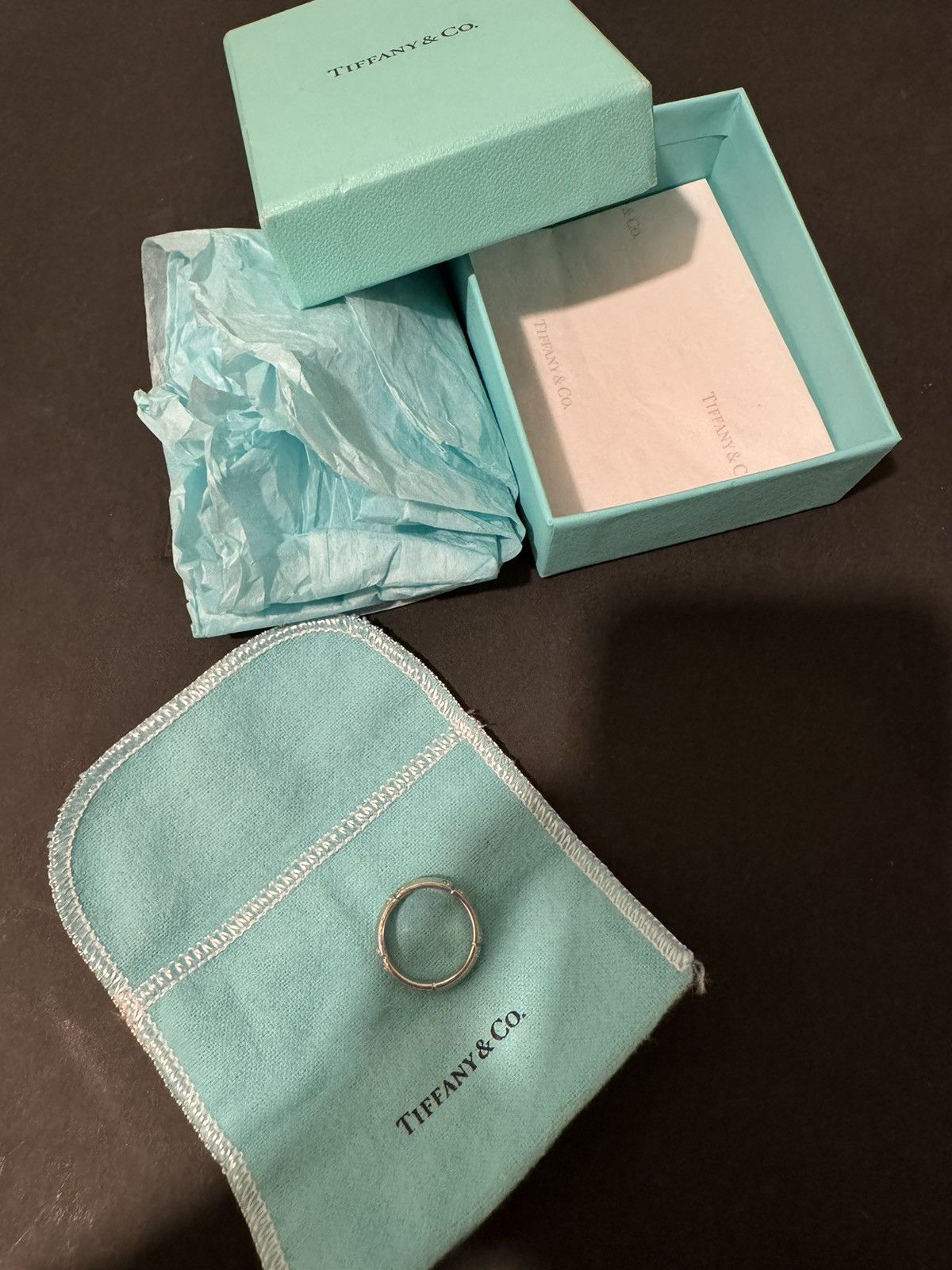 Tiffany & Co. Tiffany & CO White Gold Streamerica Ring Size ONE SIZE - 2 Thumbnail