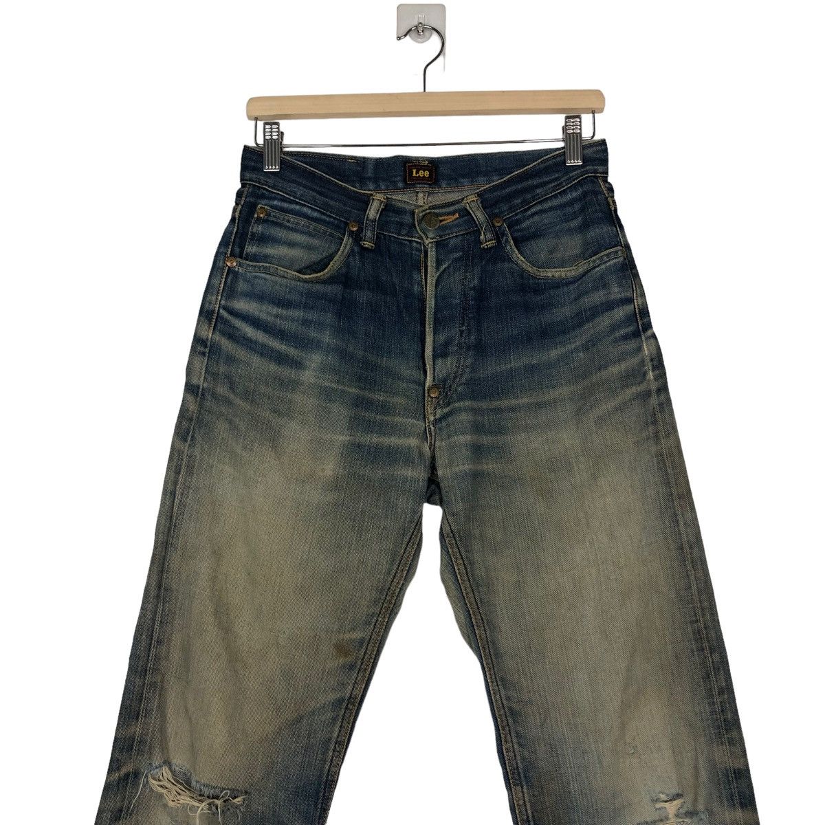 Japanese Brand 🔥VINTAGE DENIM JEANS LEE UNION MADE SANFORIZED Size US 30 / EU 46 - 4 Thumbnail
