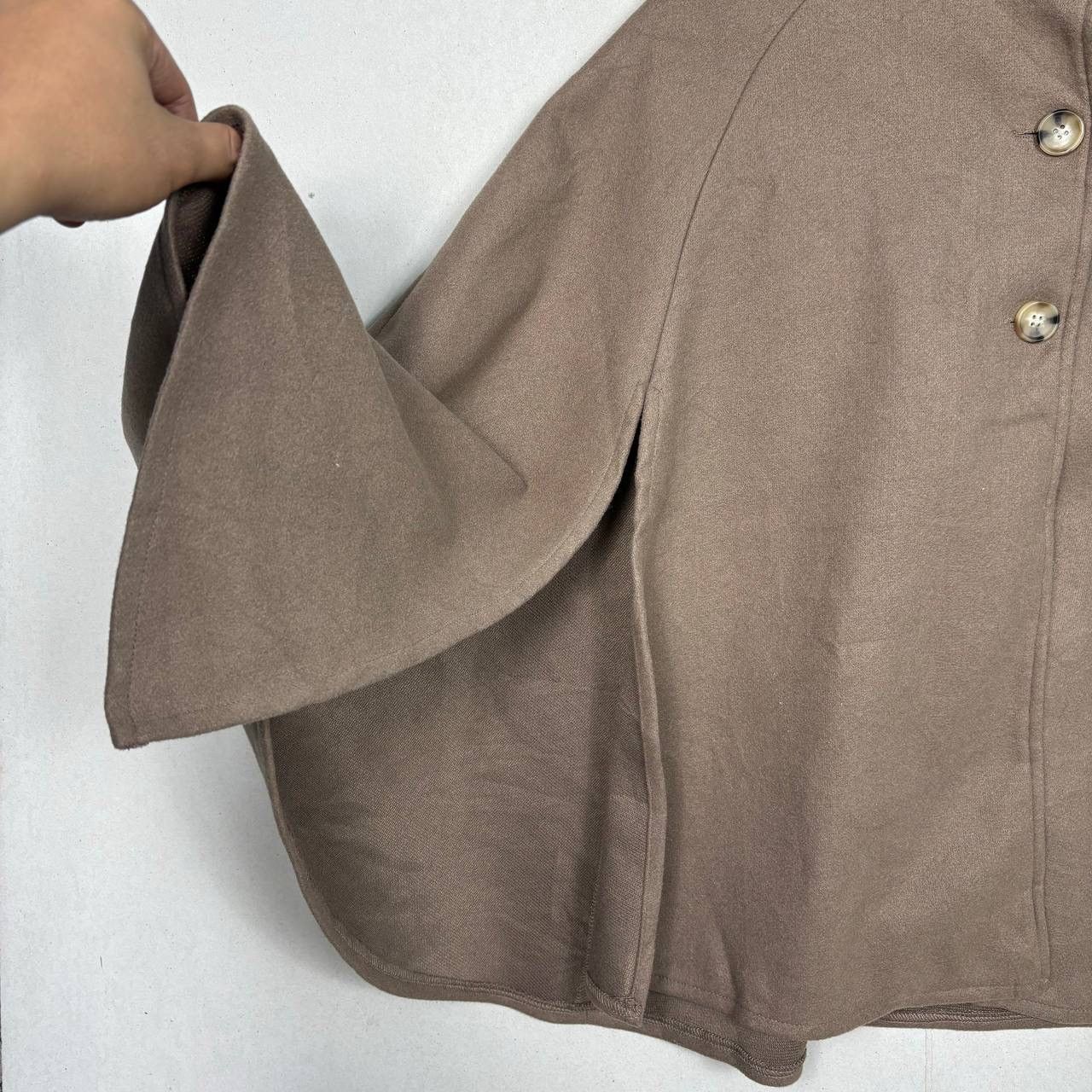 Japanese Brand Avant Garde Clair Brown Poncho Capes Cloak Size US M / EU 48-50 / 2 - 4 Thumbnail