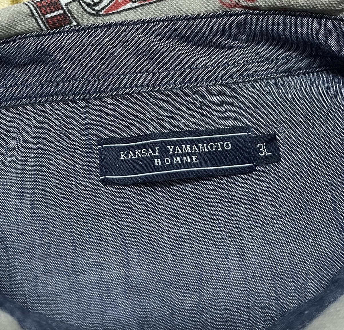 Kansai Yamamoto KANSAI YAMAMOTO HOMME Rare Design Fullprint Polo Shirt Size US XL / EU 56 / 4 - 10 Thumbnail
