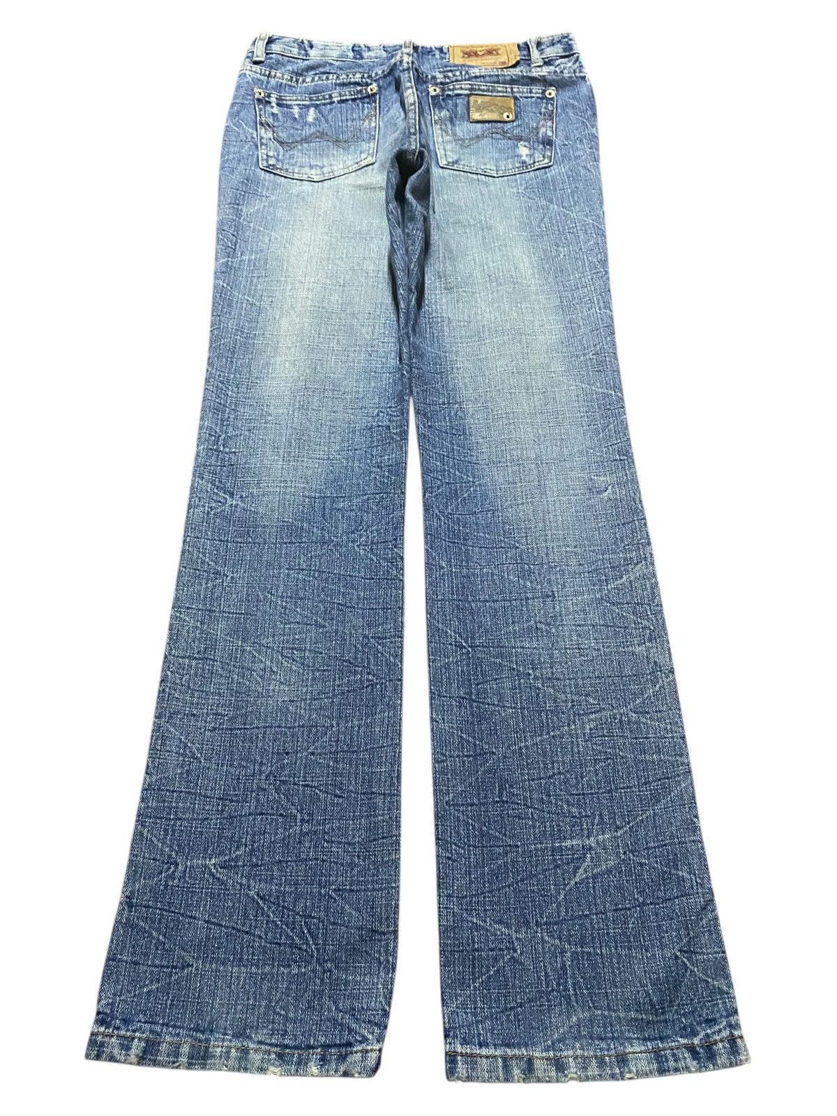 Japanese Brand Vintage Japanese Brand M2368 Nice Distressed Loose Jeans Size US 29 - 2 Thumbnail