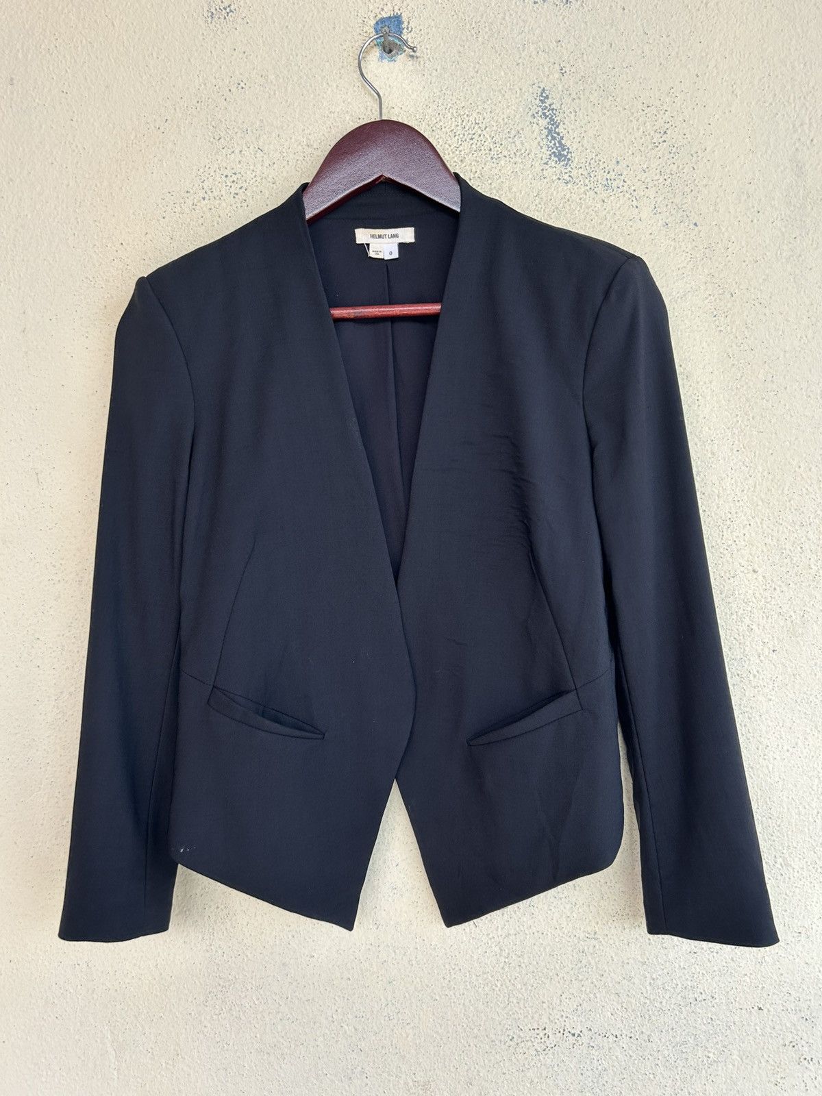 Helmut Lang Helmut Lang Smoking Wool Tux Blazer Size XS / US 0-2 / IT 36-38 - 1 Thumbnail