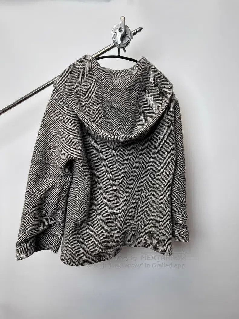 Yohji Yamamoto YOHJI YAMAMOTO Wool Stand Collar Multicolor Cloak Coat Size US XL / EU 56 / 4 - 5 Thumbnail