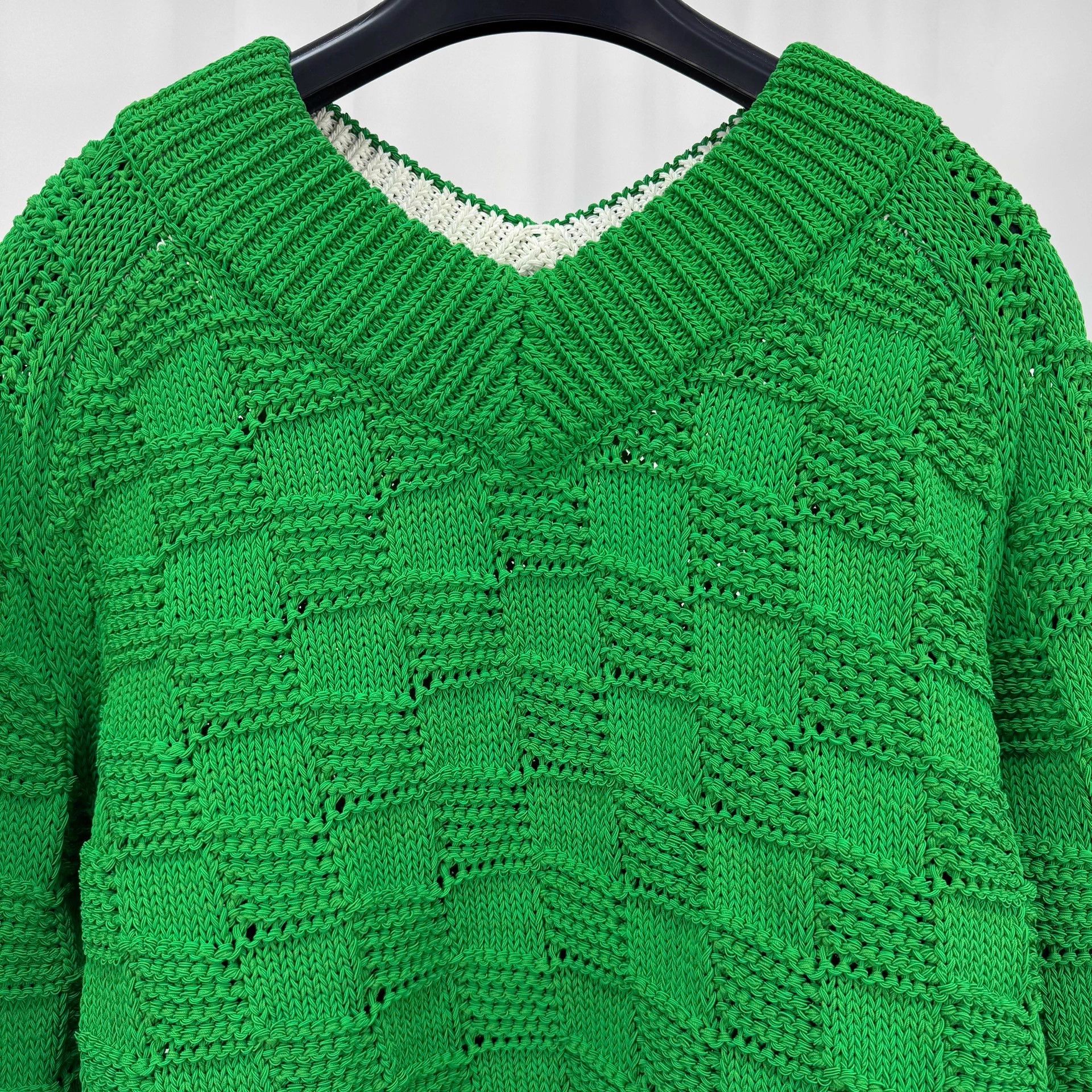 Bottega Veneta BV Gingham Knit Sweater Size S 99 New Size US S / EU 44-46 / 1 - 3 Thumbnail