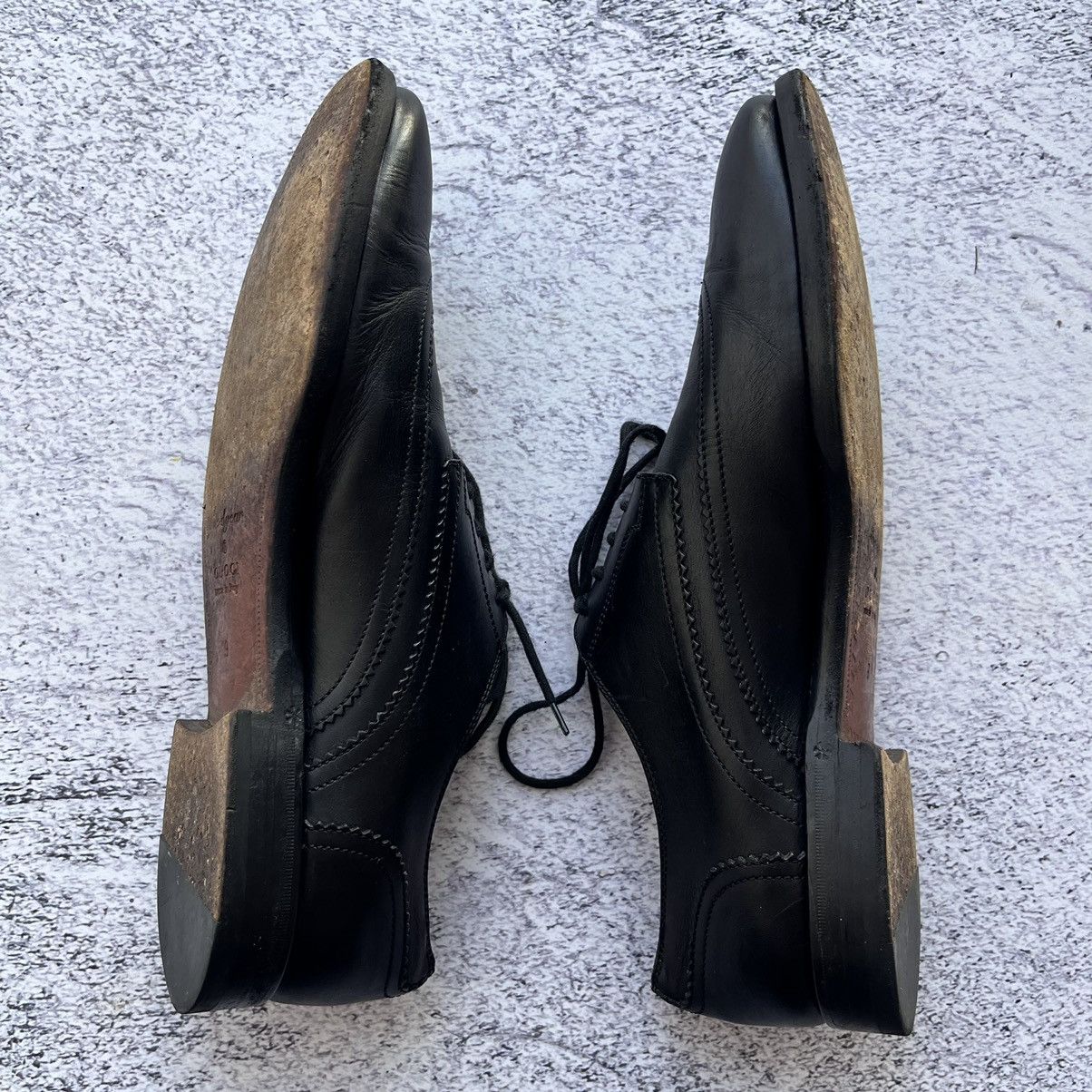 Designer × Gucci Gucci wingtip Oxfords Derby Brogue Leather shoes Size US 9 / EU 42 - 4 Thumbnail