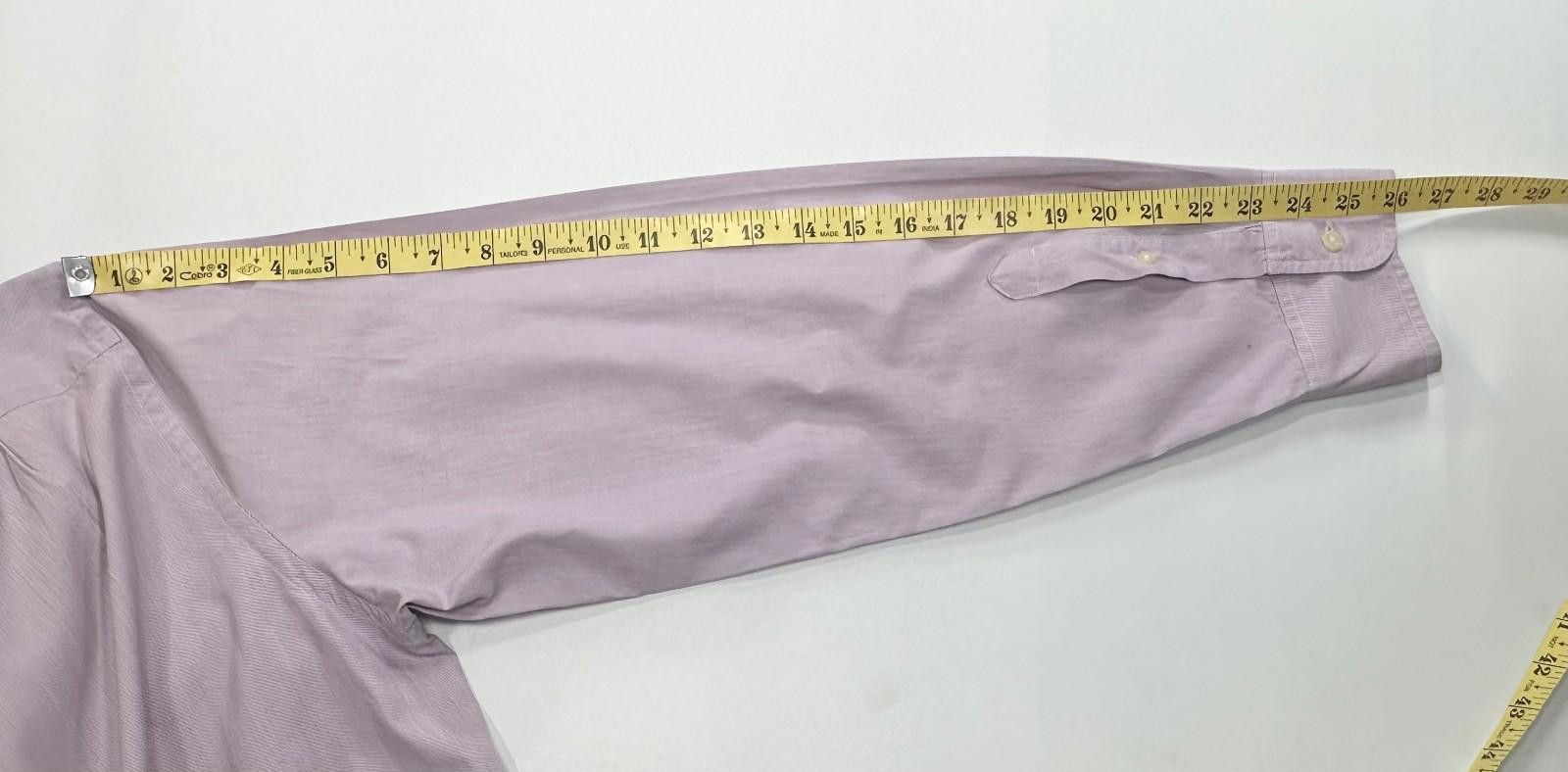 J.Crew J Crew 2-Ply Cotton Button Up Shirt Mens Purple XL 17-17.5 Size US XL / EU 56 / 4 - 8 Thumbnail