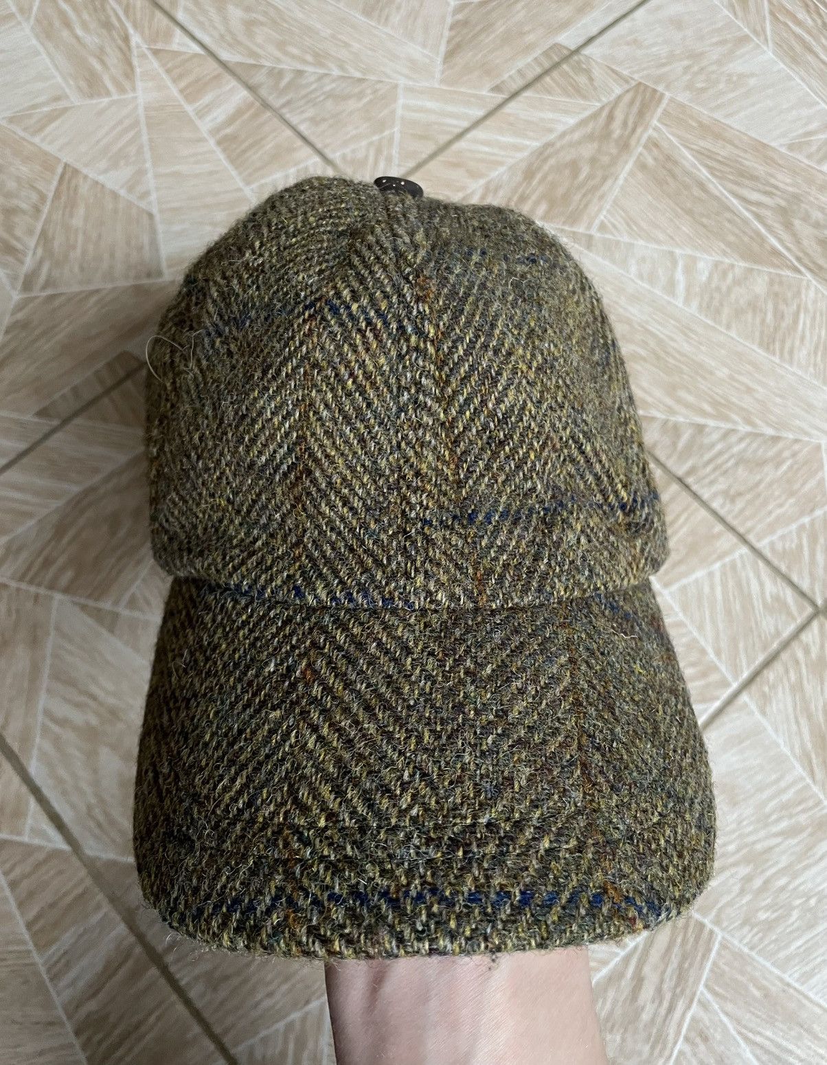 Harris Tweed × Vintage Vintage Classic 90s Retro New Pure Wool Harris Tweed Cap Size ONE SIZE - 2 Thumbnail