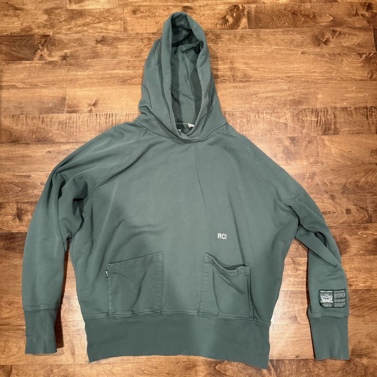 Reese Cooper Levi's x Reese Cooper Inc RSI Two Pocket Green Hoodie Size US L / EU 52-54 / 3 - 1 Thumbnail