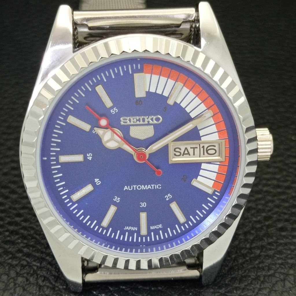 Seiko REFURBISHED VINTAGE SEIKO 5 AUTO JAPAN MENS WATCH a440675 Size 38 - 3 Thumbnail
