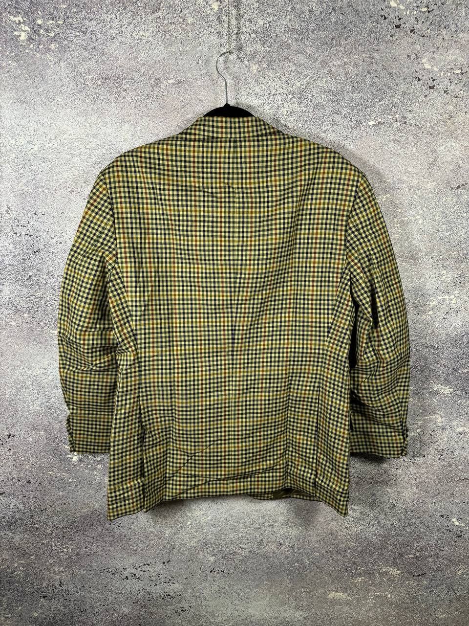 Burberry × Vintage Burberry's Vintage Plaid Check Blazer Oldmoney Men's Large Size 44R - 18 Thumbnail