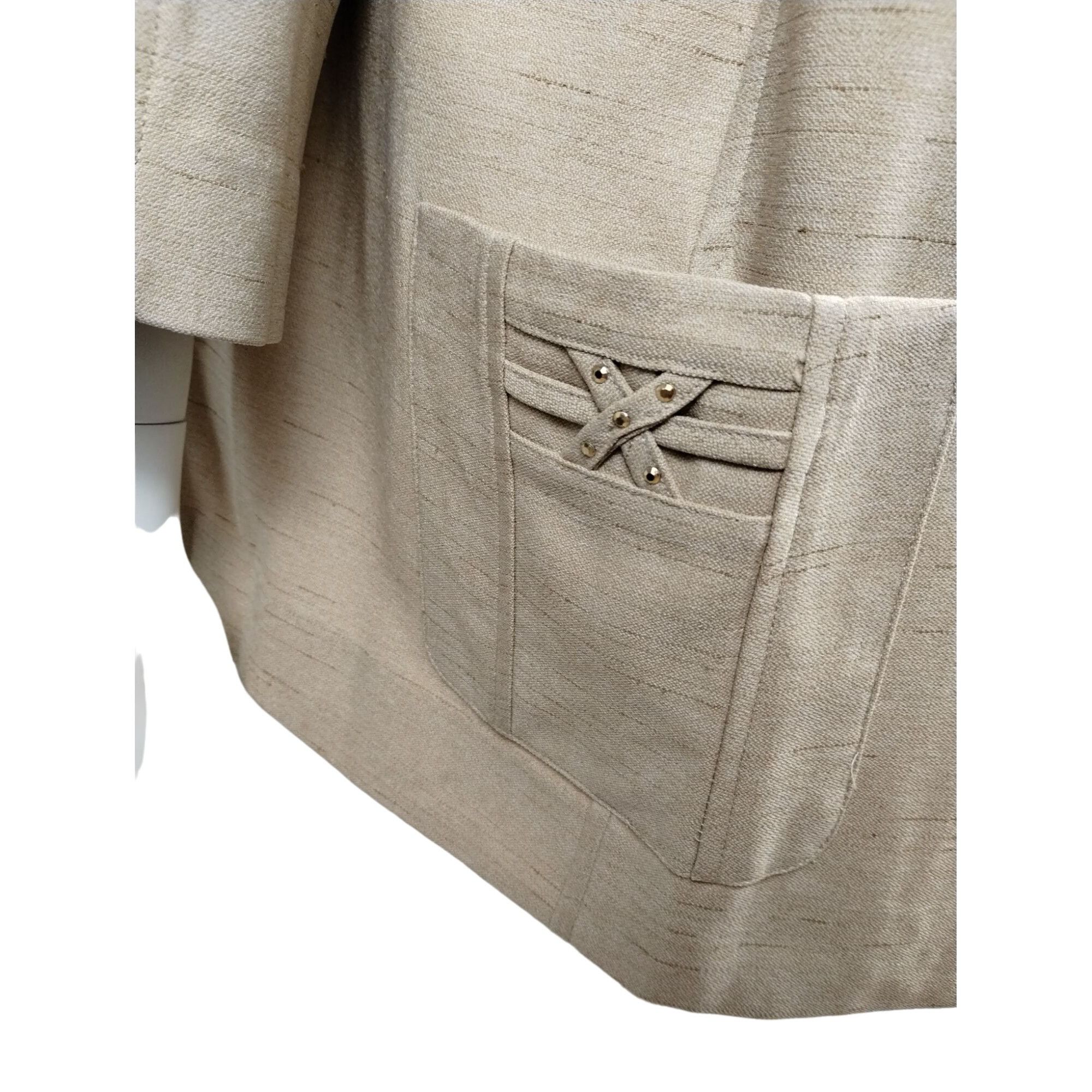 Designer Alfred Dunner Womens 18W Blazer Jacket Sheer Romance with Em Size XXL / US 16-18 / IT 52-54 - 10 Thumbnail