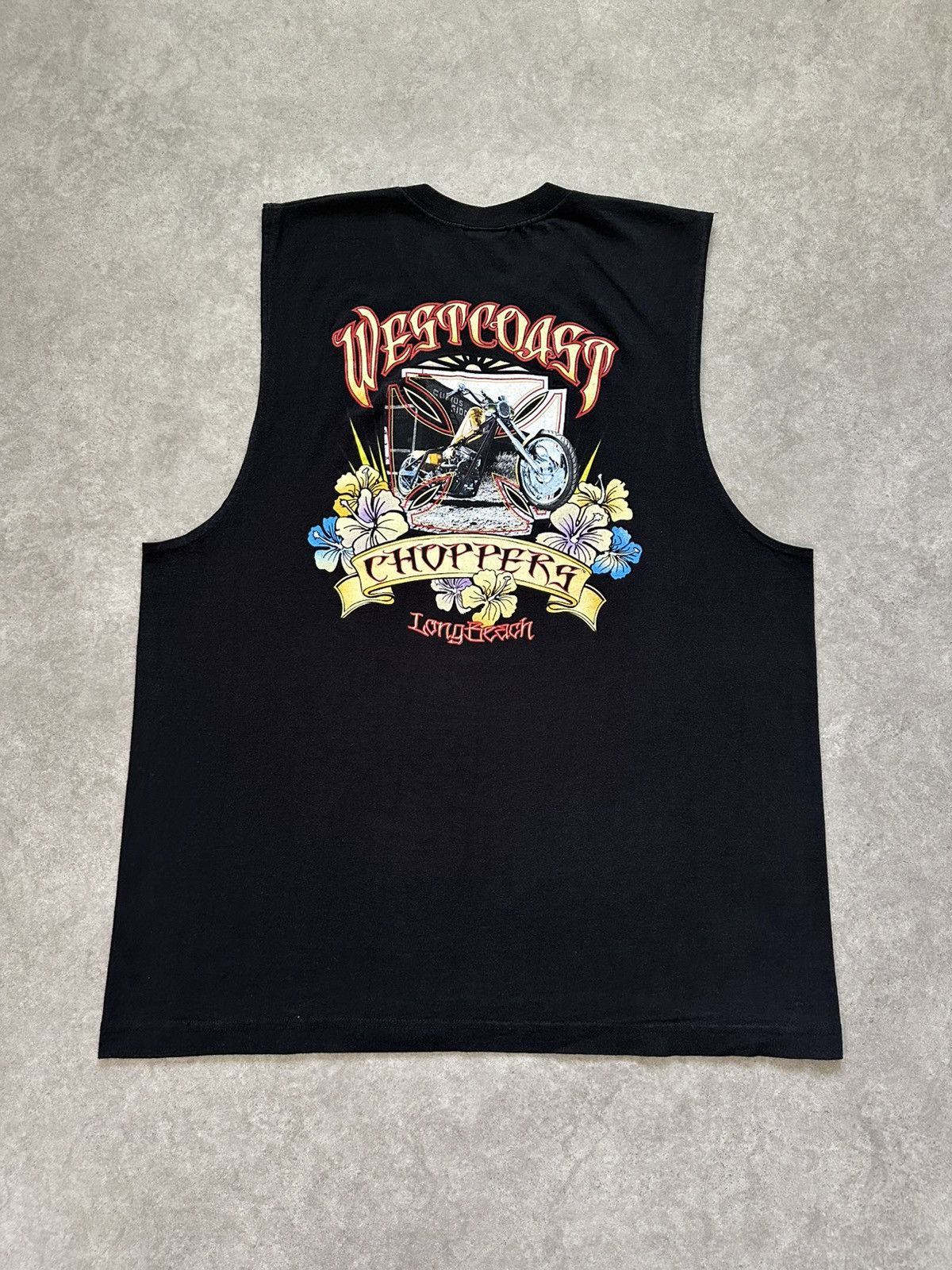 West Coast Choppers West Coast Choppers Sleeveless Shirt Biker Punk Chopped Tee Size US XXL / EU 58 / 5 - 2 Thumbnail