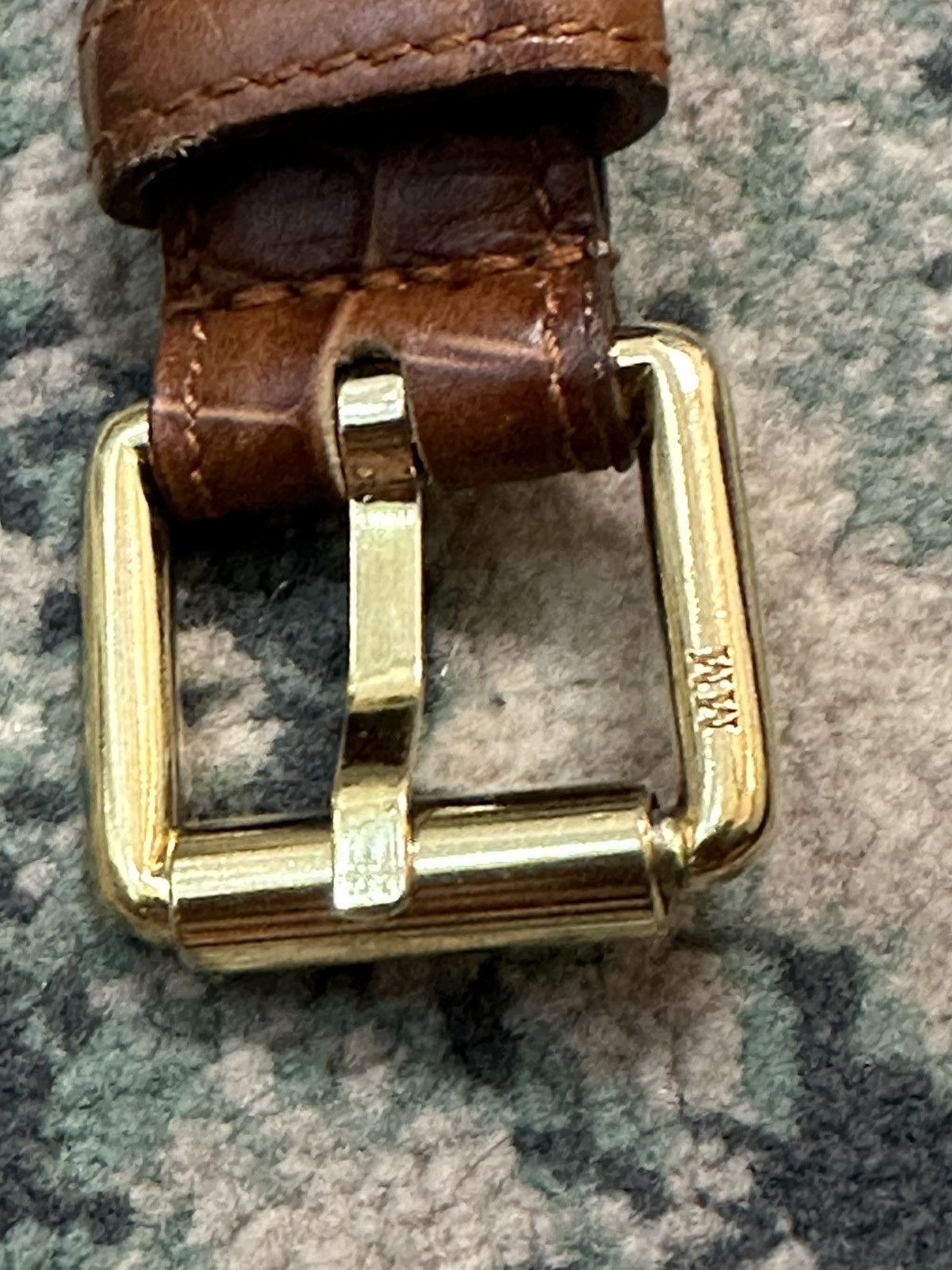 Max Mara × Weekend Max Mara Max Mara Made in Italy Croc Skin Belt Size ONE SIZE - 4 Thumbnail