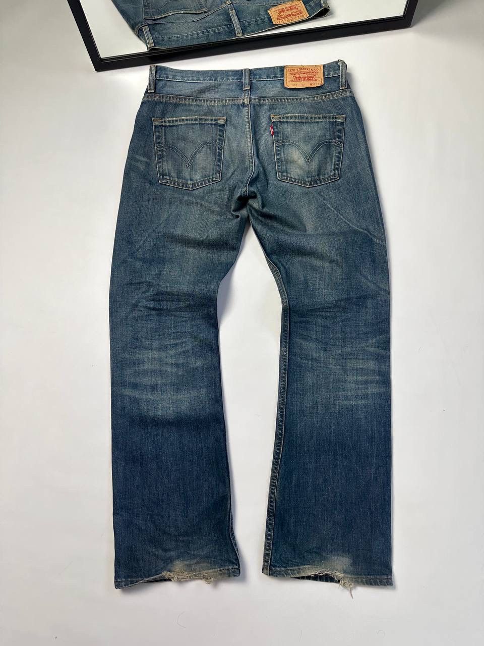 opium washed bootcut flare jeans
