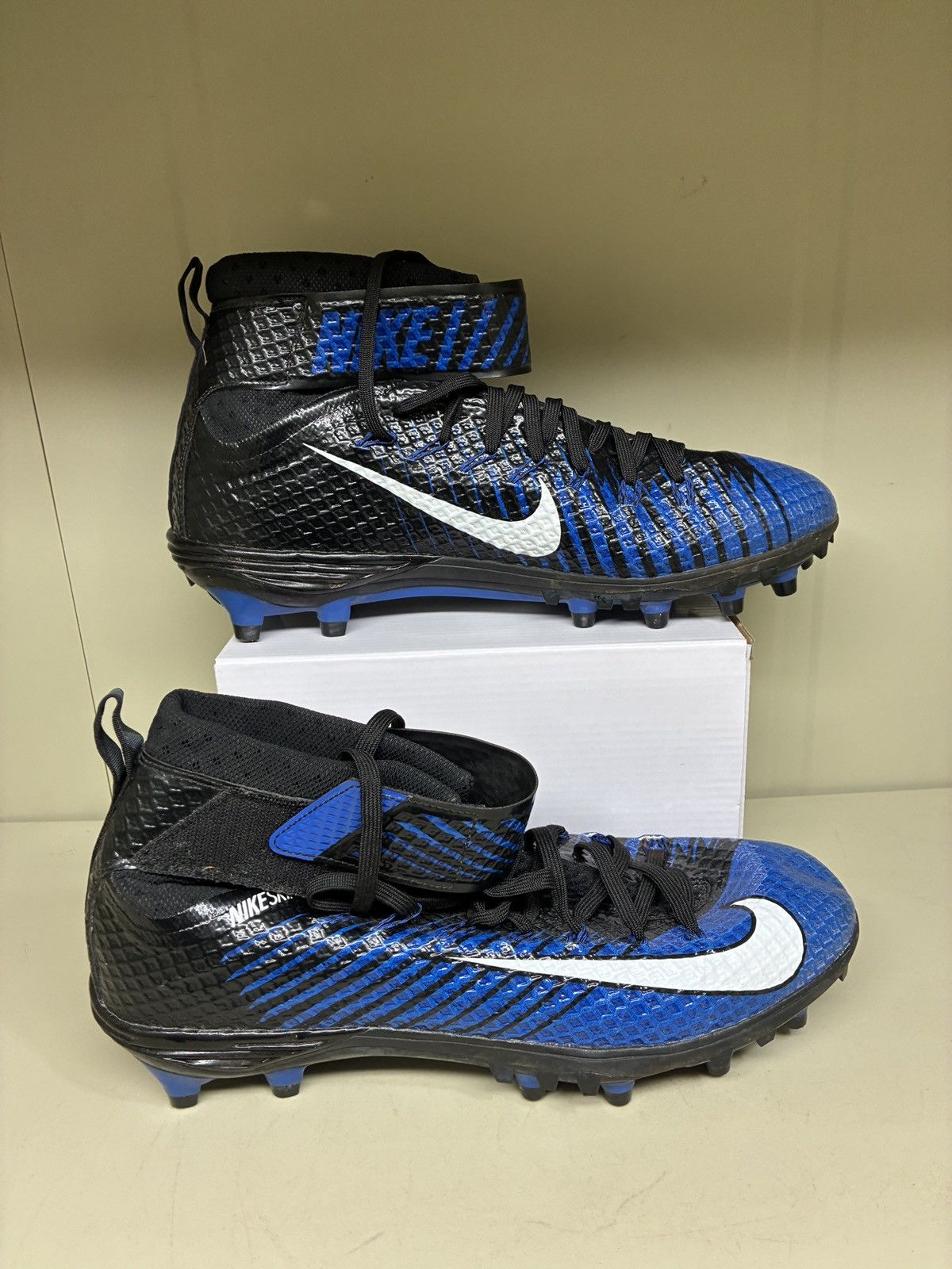 Nike Nike Force LunarBeast Elite TD Football Cleats Blue Mens 12 Size US 12 / EU 45 - 1 Thumbnail