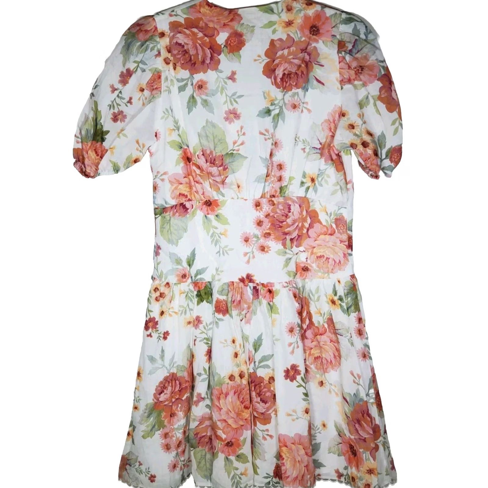 Vintage VINTAGE SOFIA The Label Sienna Short Sleeve Mini Dress Sunset Floral Women's US 4-6 New Size 32" / US 10 / IT 46 - 7 Thumbnail