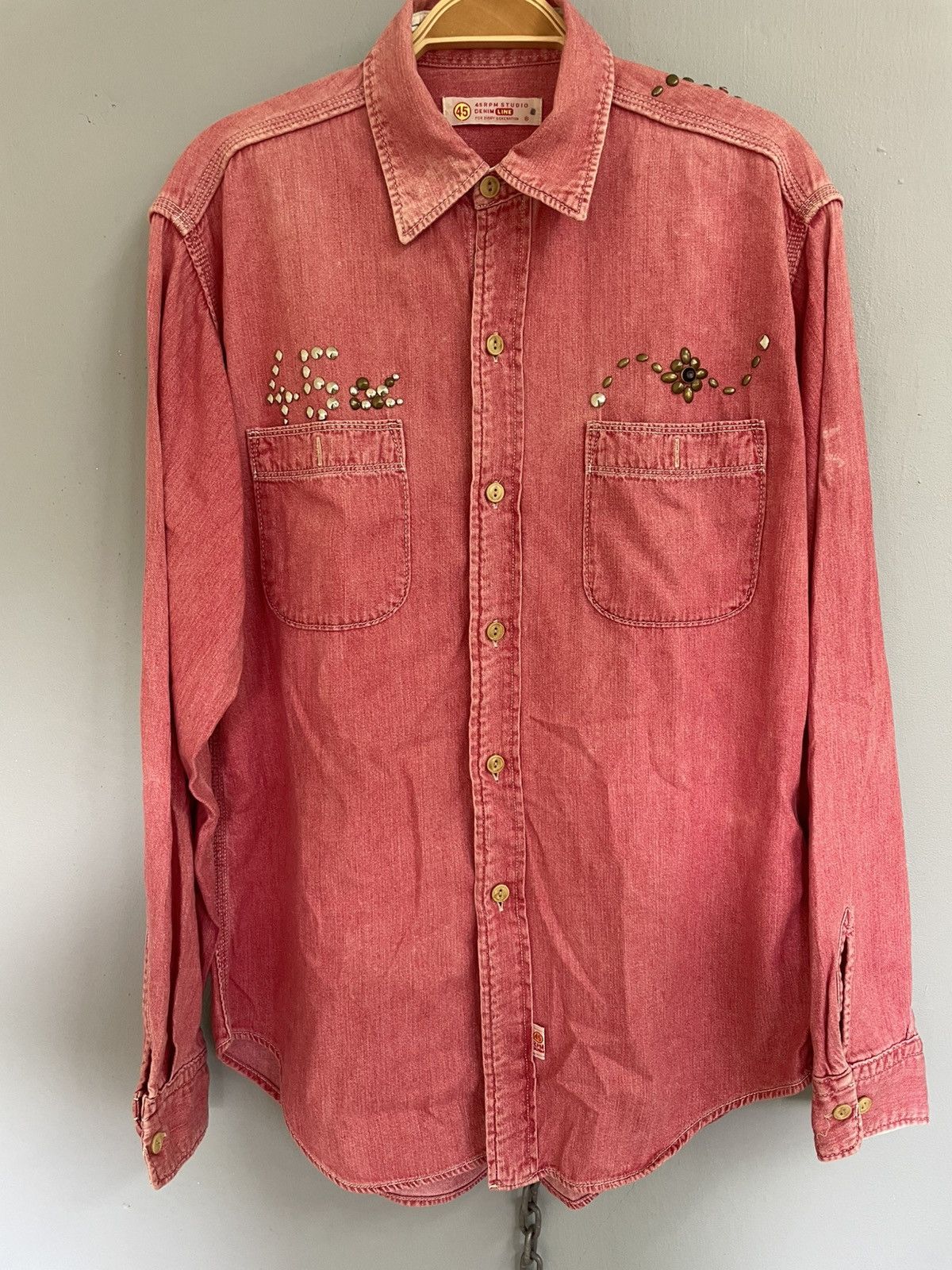 45rpm Vintage 45rpm button up stud design shirt Size US S / EU 44-46 / 1 - 3 Thumbnail