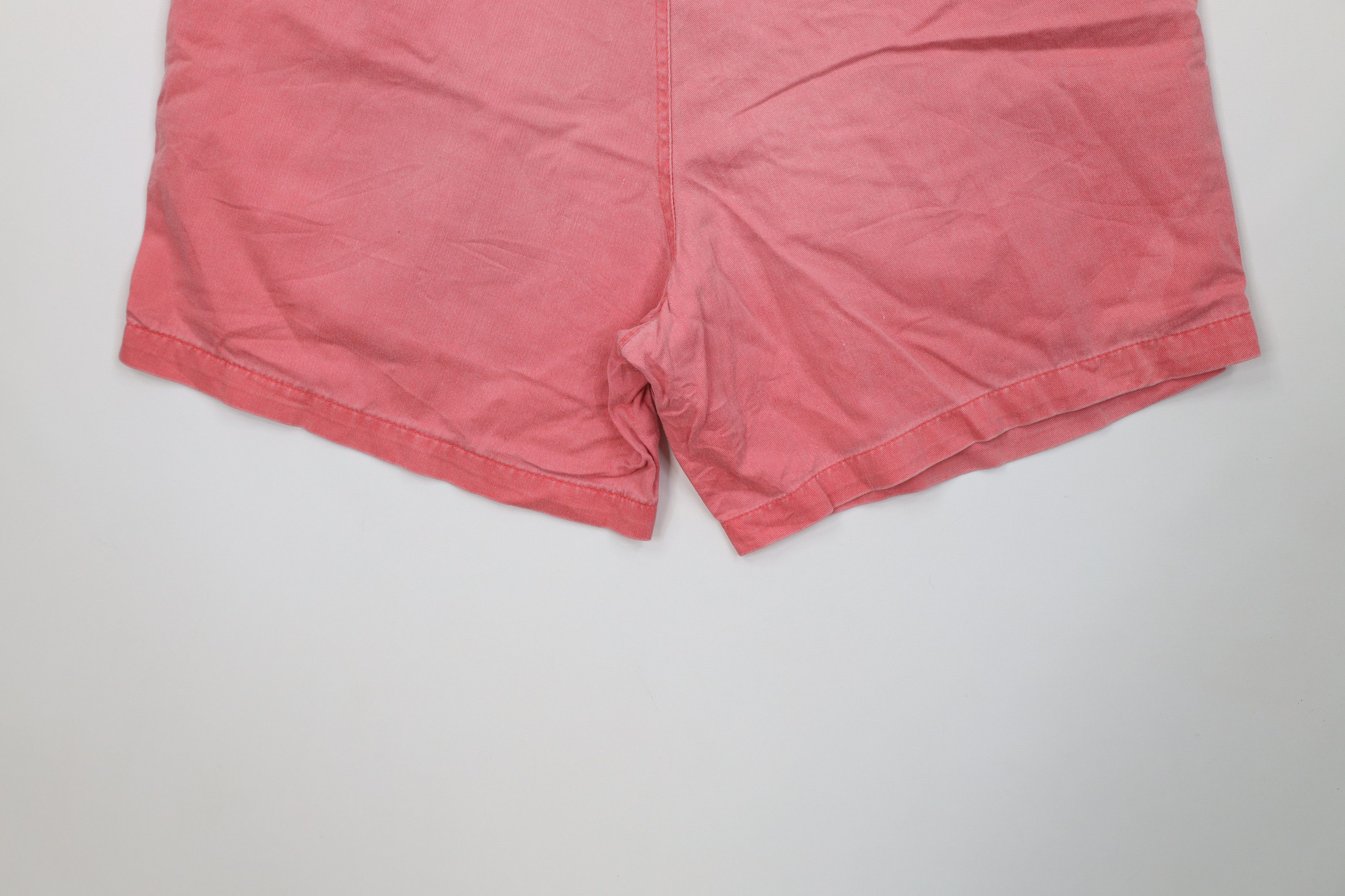 Eddie Bauer Vintage 90s Eddie Bauer Pleated Above Knee Chino Shorts Pink Size US 38 / EU 54 - 12 Thumbnail