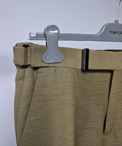 Tom Ford o1sm1stk0824 Wool Viscose Sport Atticus Feu Pant Khahi Brown Size US 30 / EU 46 - 3 Thumbnail
