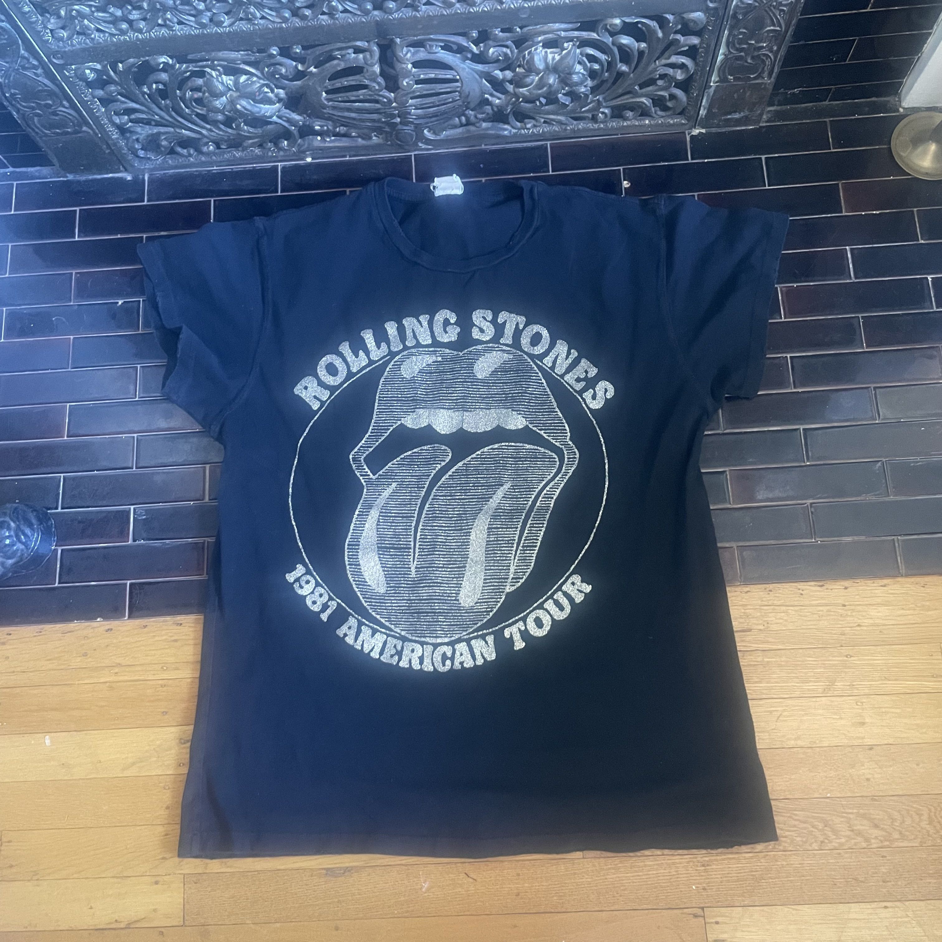 MadeWorn The Rolling Stones Single Stitch Distressed USA Size US M / EU 48-50 / 2 - 1 Thumbnail
