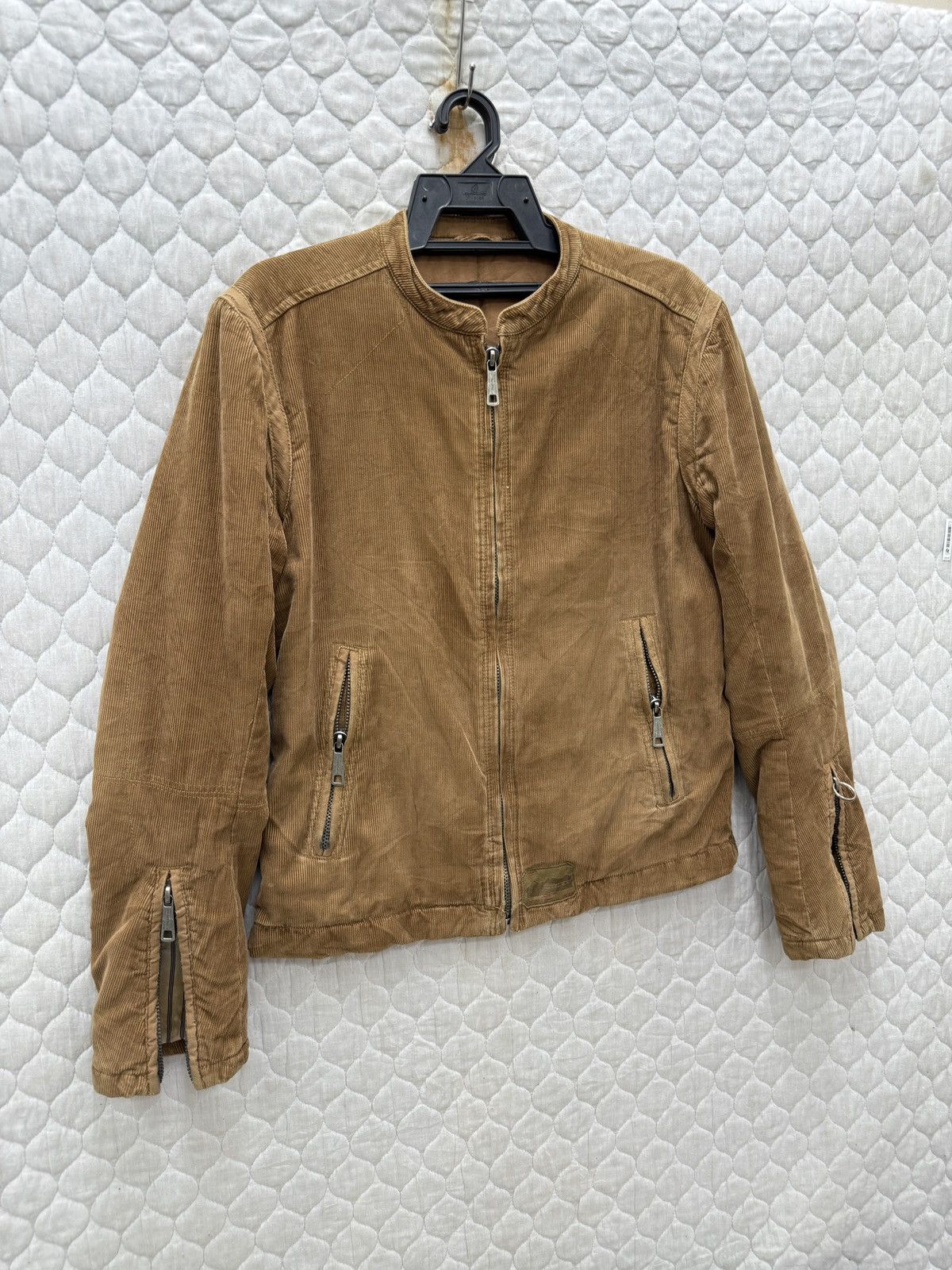 Diesel Black Gold 🔥🧨💥STEALS DIESEL CORDUROY BIKER JACKET Size US S / EU 44-46 / 1 - 2 Thumbnail