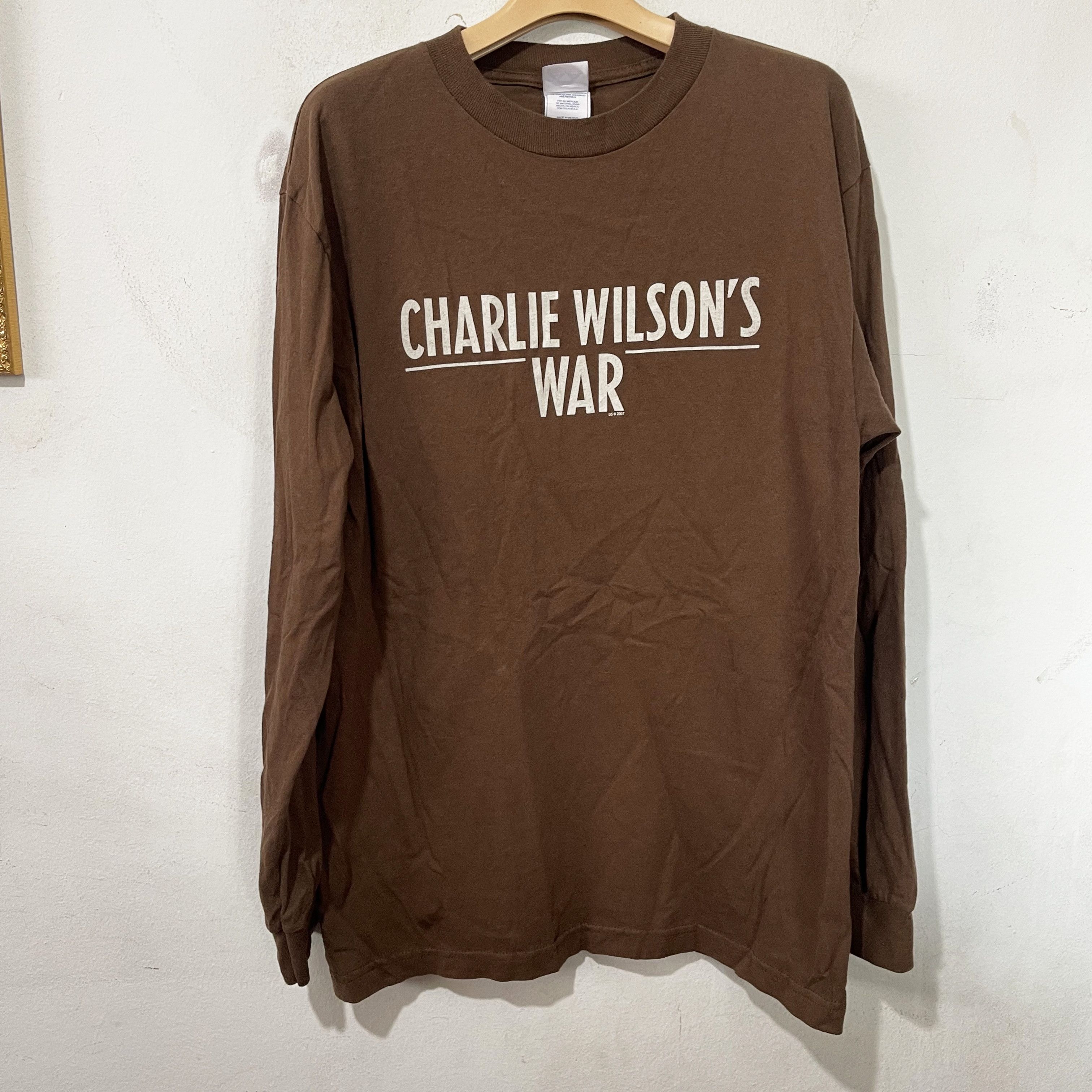 Vintage Vintage Charlie Wilson’s War Long Sleeve T-Shirt Size US M / EU 48-50 / 2 - 1 Thumbnail
