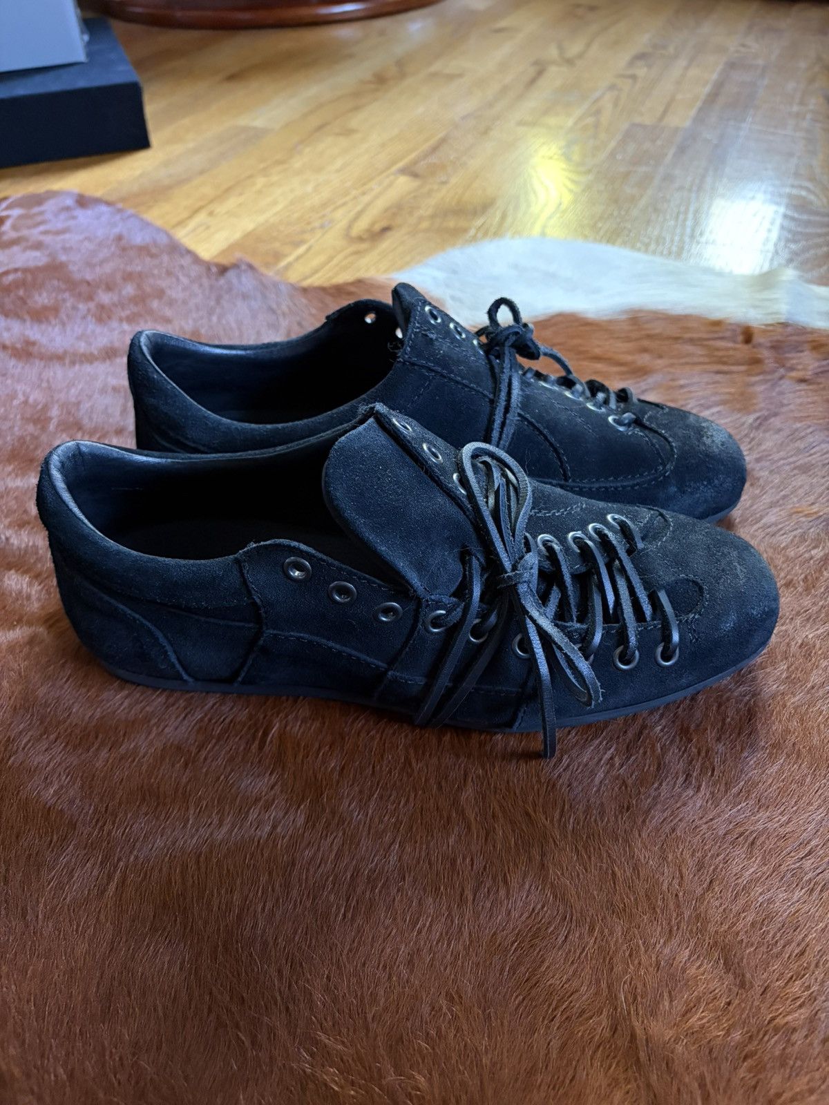 No Faith Studios No Faith Studios football sneaker suede black Size US 8 / EU 41 - 3 Thumbnail