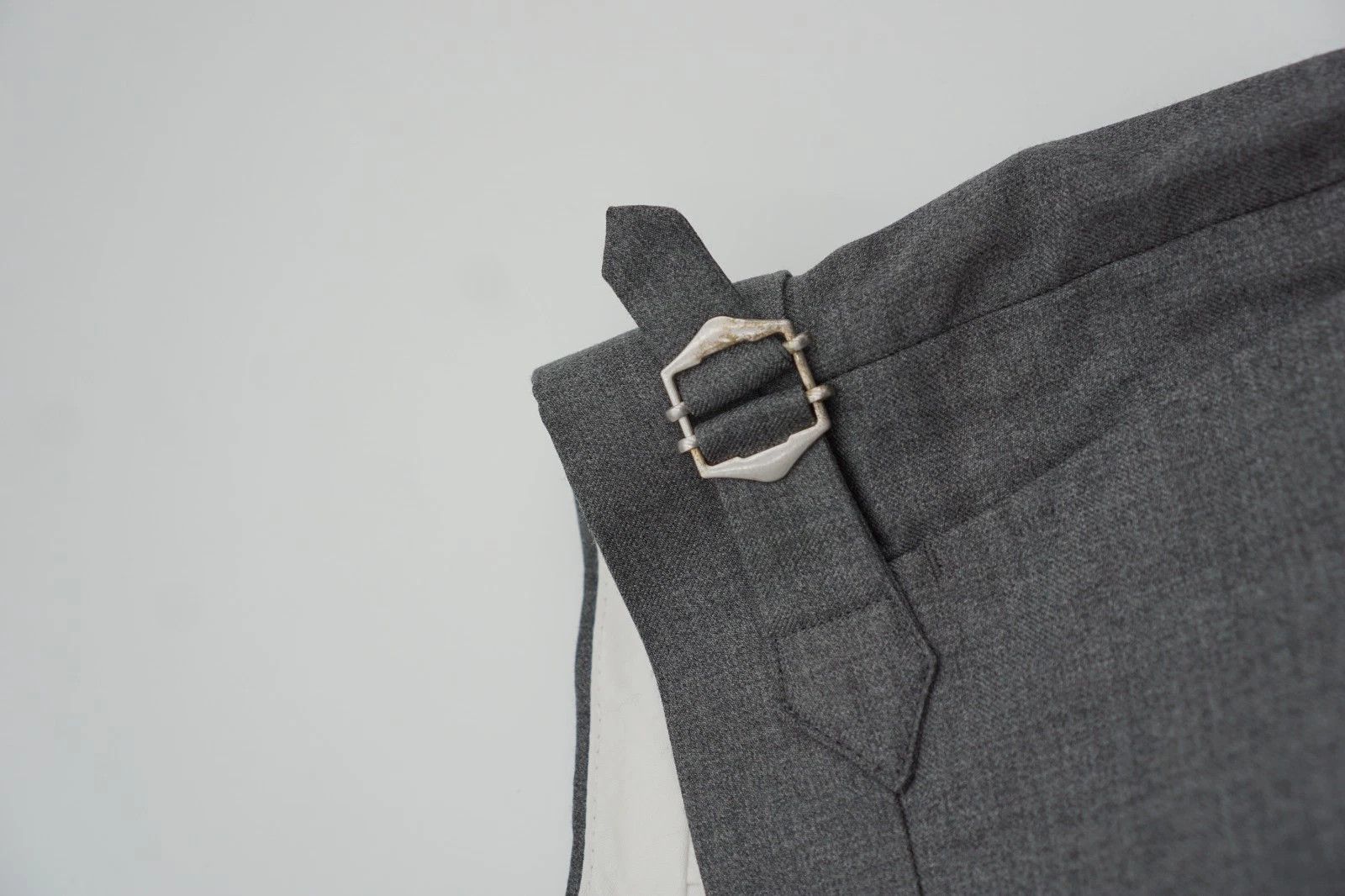 Suitsupply Men Suitsupply Pants Pure Wool S110 Vigo Grey Size UK/US48 Size 48R - 4 Thumbnail