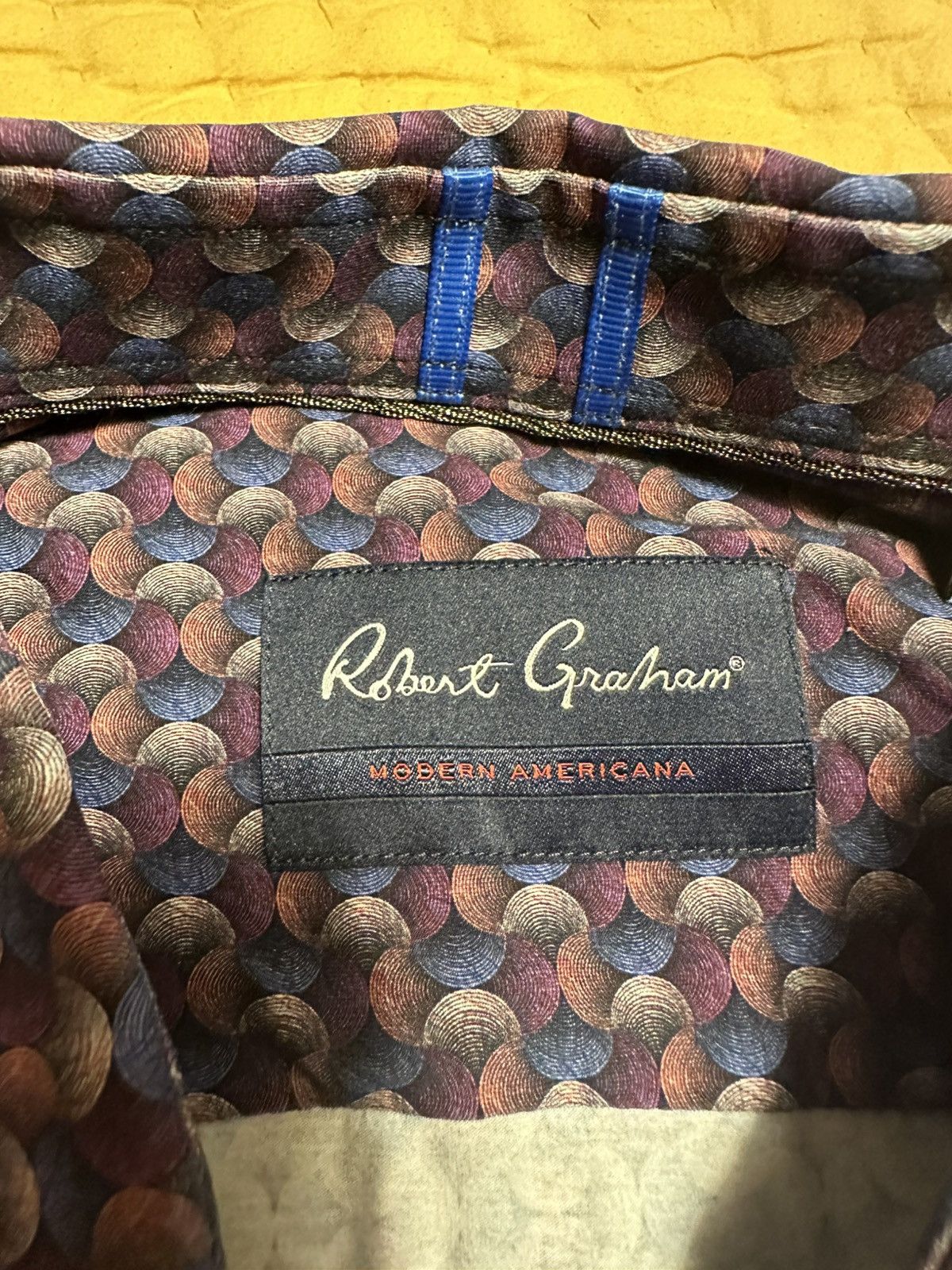 Robert Graham obert Graham Men’s Patterned Shirt - Purple Size US L / EU 52-54 / 3 - 5 Thumbnail