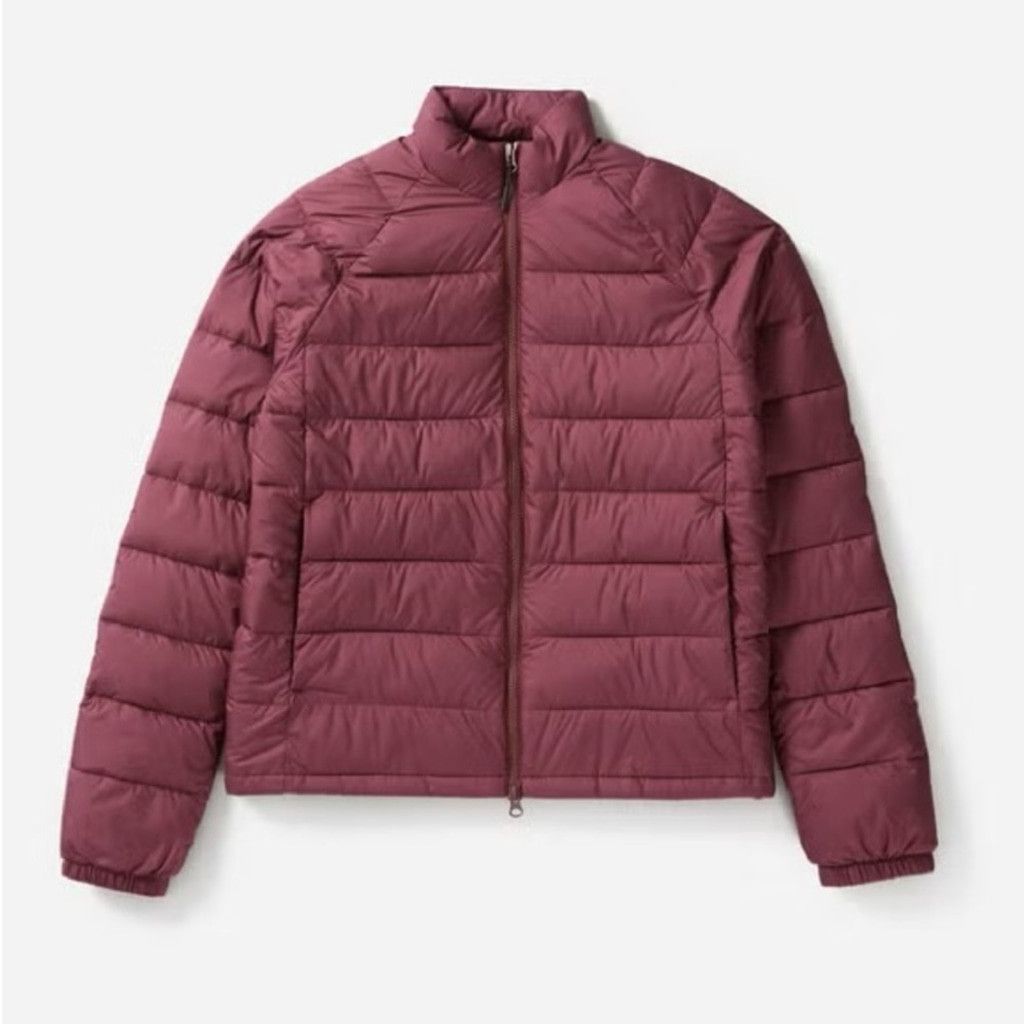 Everlane Everlane Lightweight Puffer Jacket in Burgunday Size XXS Size XXS / US 00 / IT 34 - 1 Thumbnail