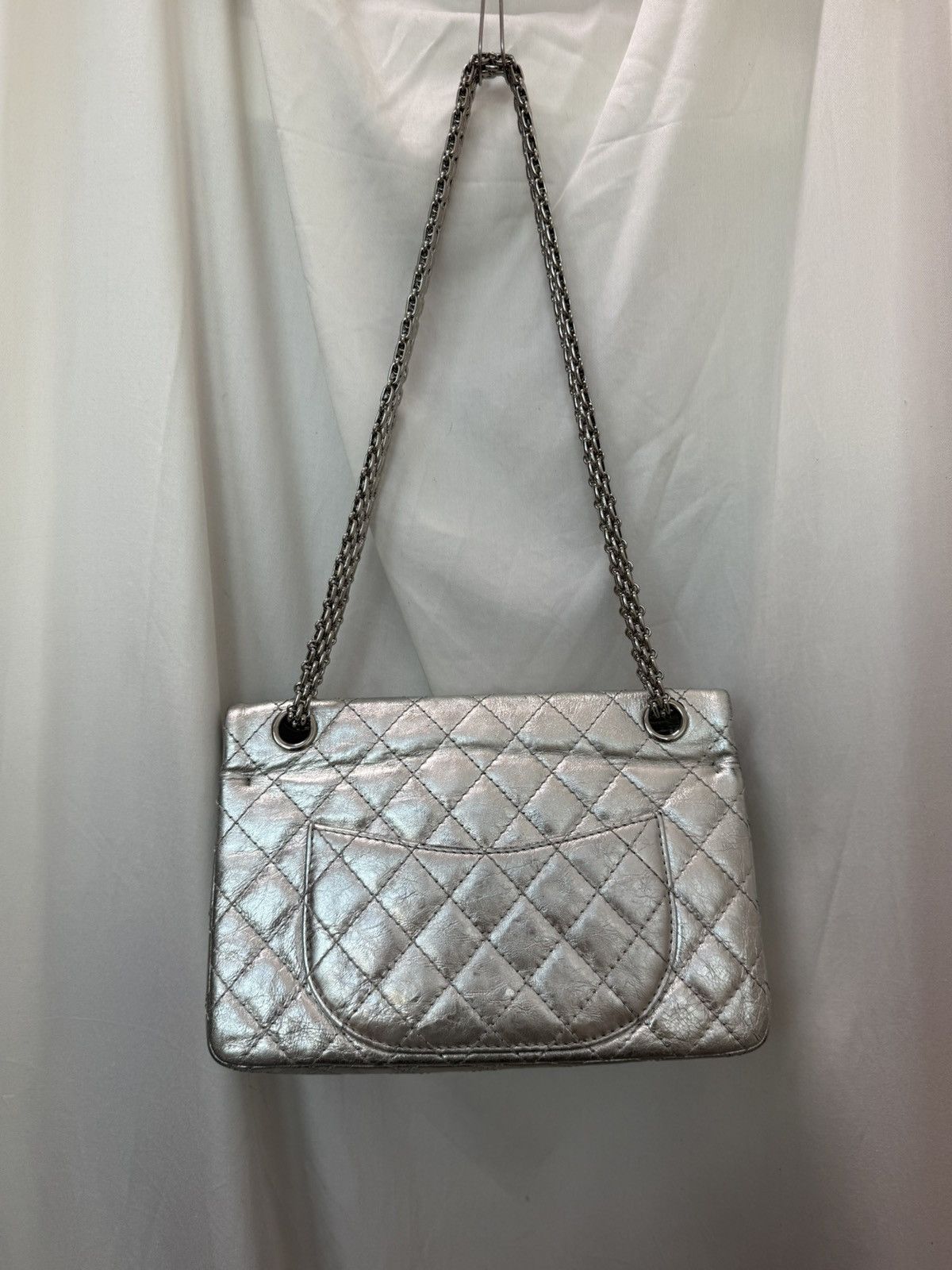 Chanel Chanel 2.55 silver shoulder bag Size ONE SIZE - 4 Thumbnail
