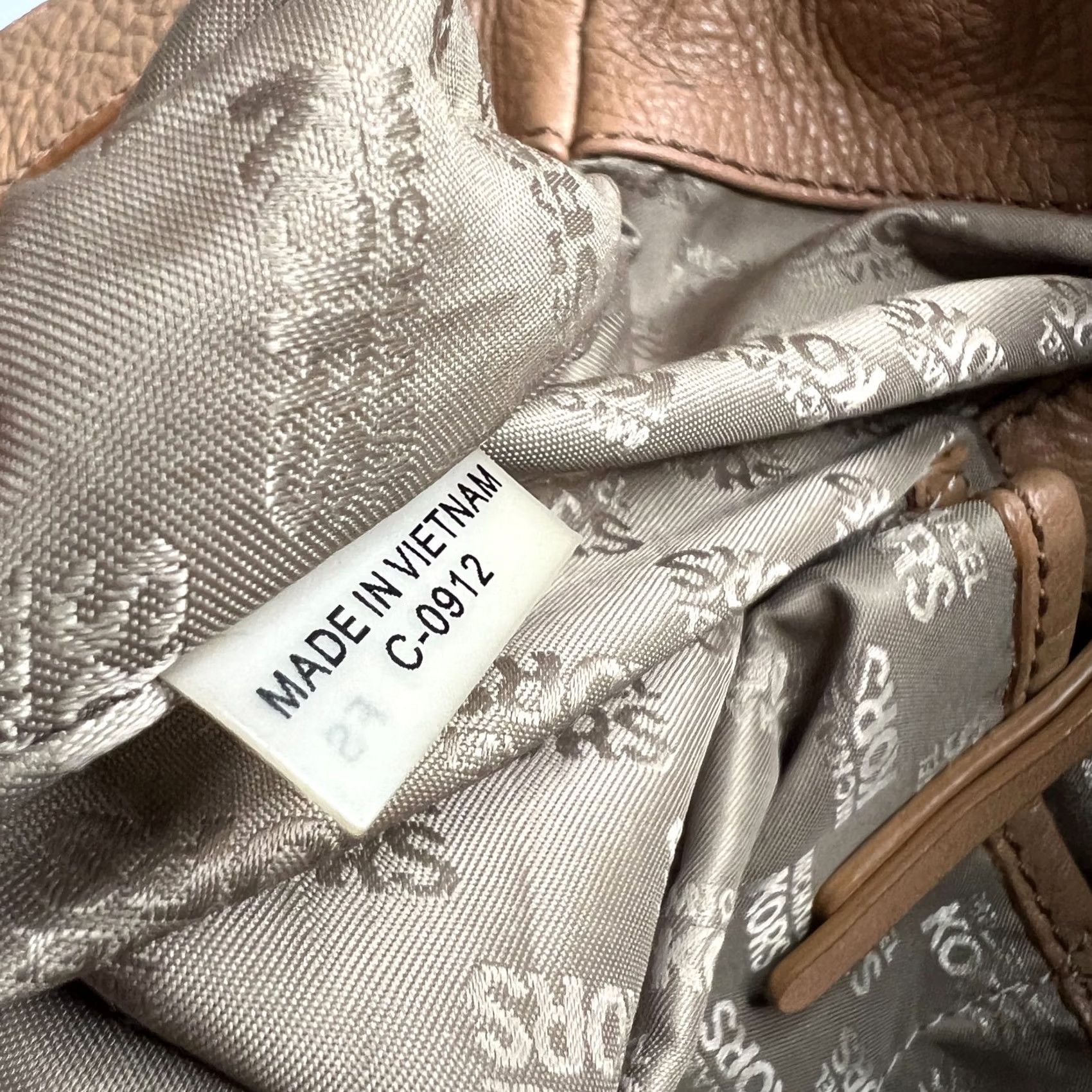 Michael Kors Michael Kors Austin Pebbled Leather Shoulder Tote Bag Brown Hobo Bag Women Size ONE SIZE - 2 Thumbnail