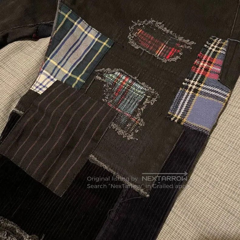 Junya Watanabe Junya Watanabe Patchwork Slim Denim Jeans. Size US 26 / EU 42 - 4 Thumbnail