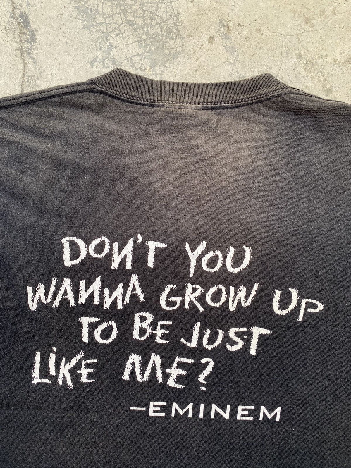 Vintage Rare🔥Original Vintage 90s Eminem "Role Model” Rap Tees Size US XXL / EU 58 / 5 - 11 Thumbnail